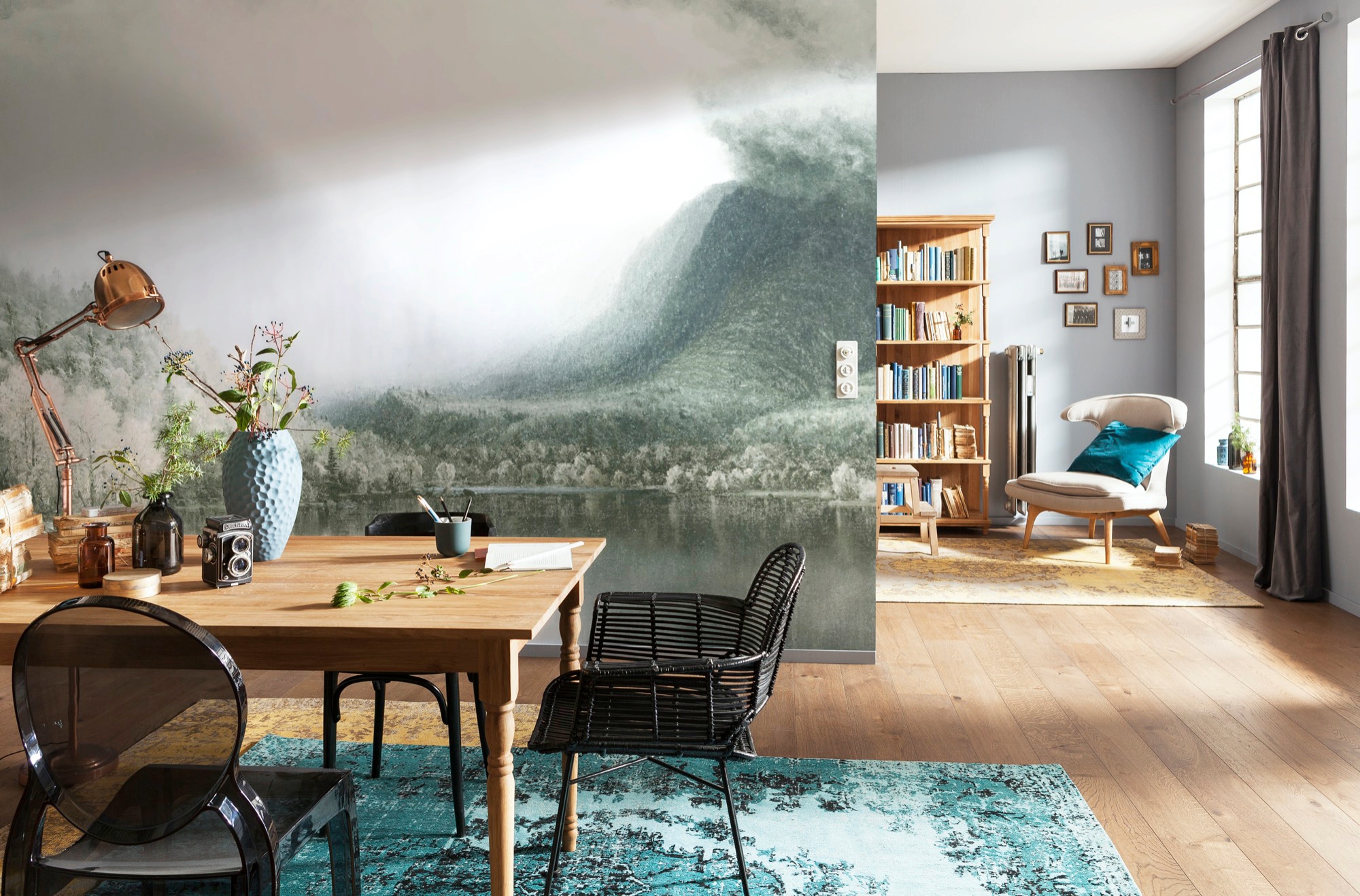 Komar Vliestapete »Digitaldruck Vlies -  Journey - Grösse 300 x 280 cm« bedruckt glatt Wohnzimmer, Schlafzimmer
