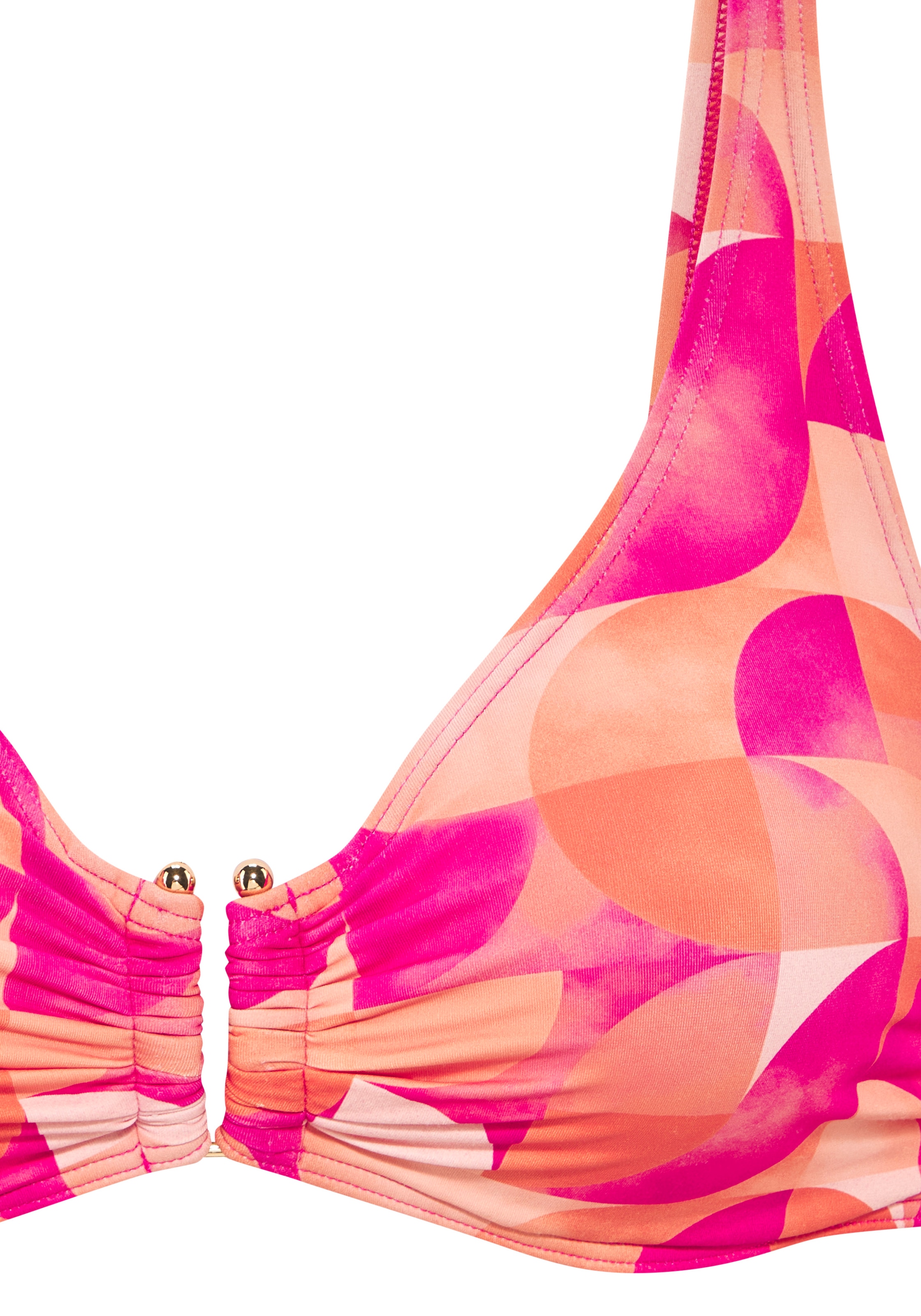 LASCANA Haut de bikini à armatures »Tilly« mit modernem Allover-Print