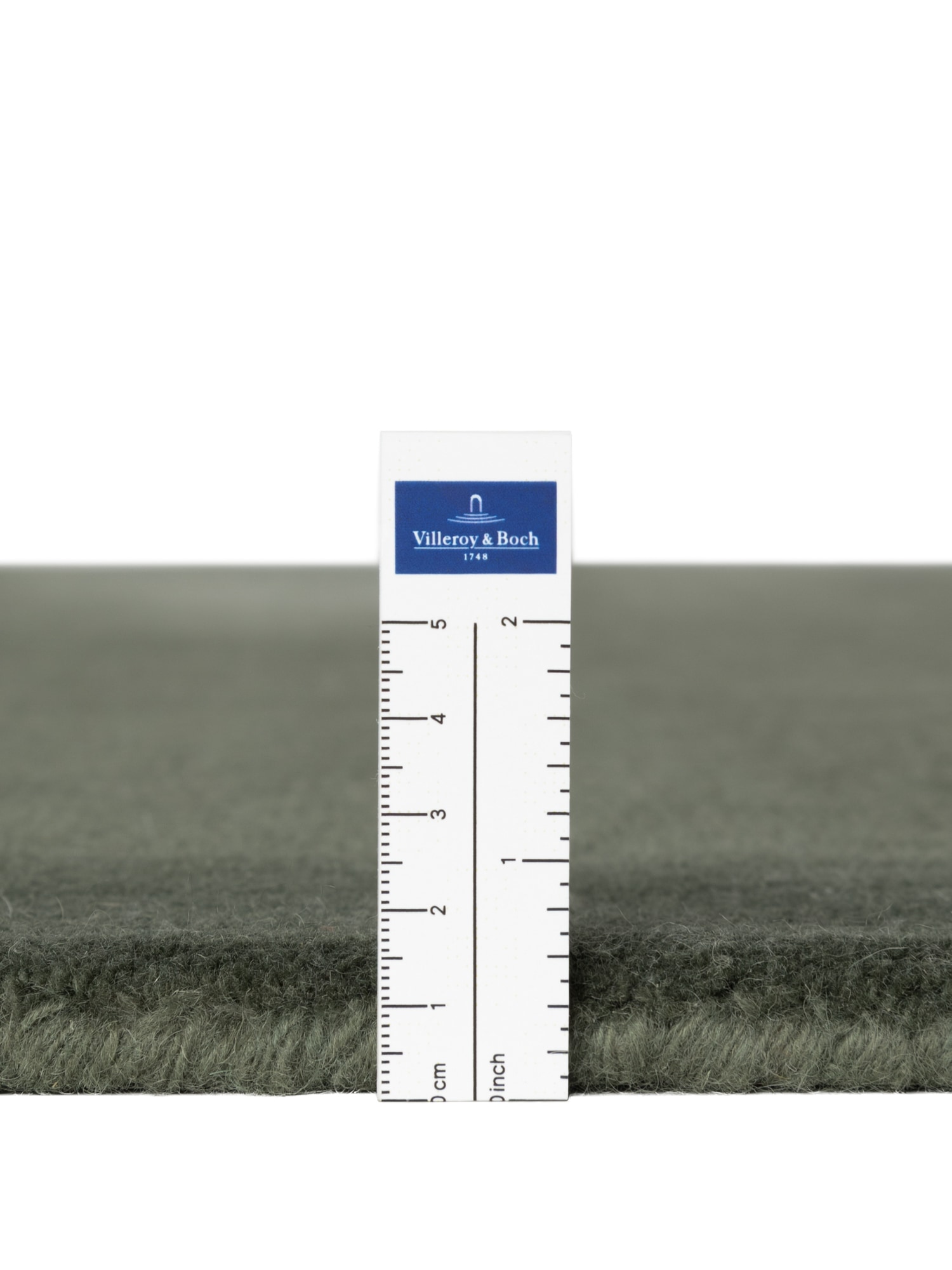 Villeroy & Boch Tapis »Wollteppich Kari« Rond 17 mm Höhe Handgewebt, Wolle, Bordüre, Einfarbig, Läufer, Wohnzimmer, Organisch