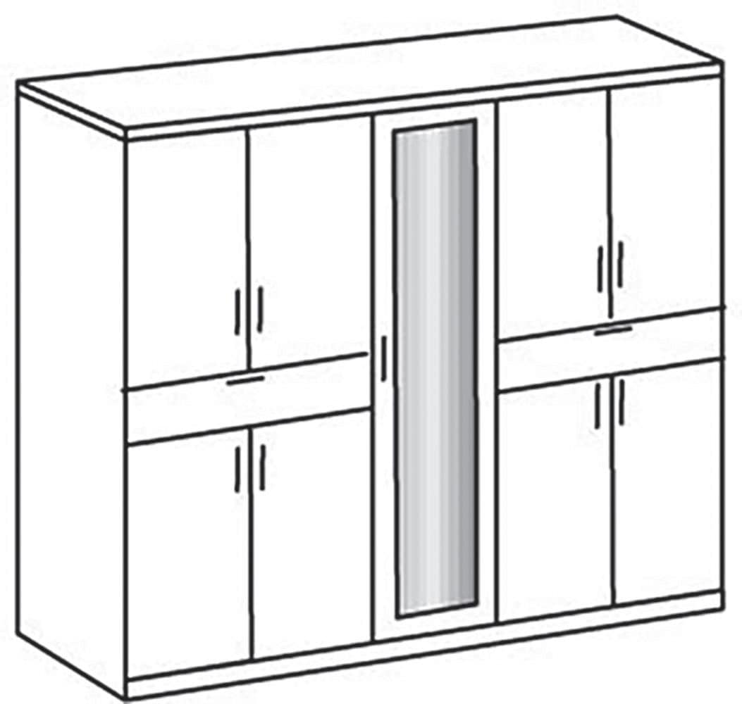 Wimex Armoire à portes battantes »Tibet« mit Schubkästen auf bequemer Zugriffshöhe
