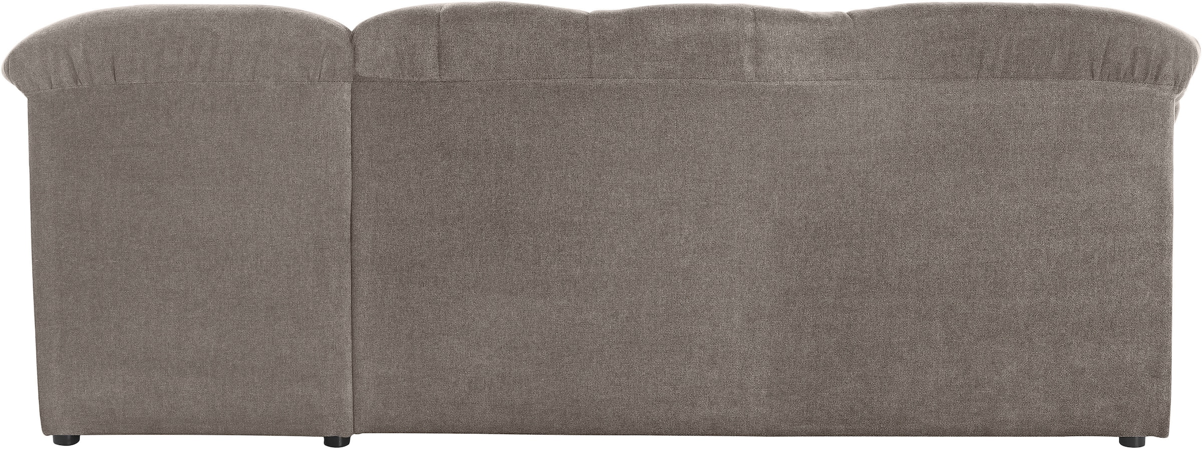 DOMO collection Ecksofa »Pegnitz, elegante Rückensteppung,  komfortabel, Breite 238cm, L-Form« wahlweise mit Bettfunktion