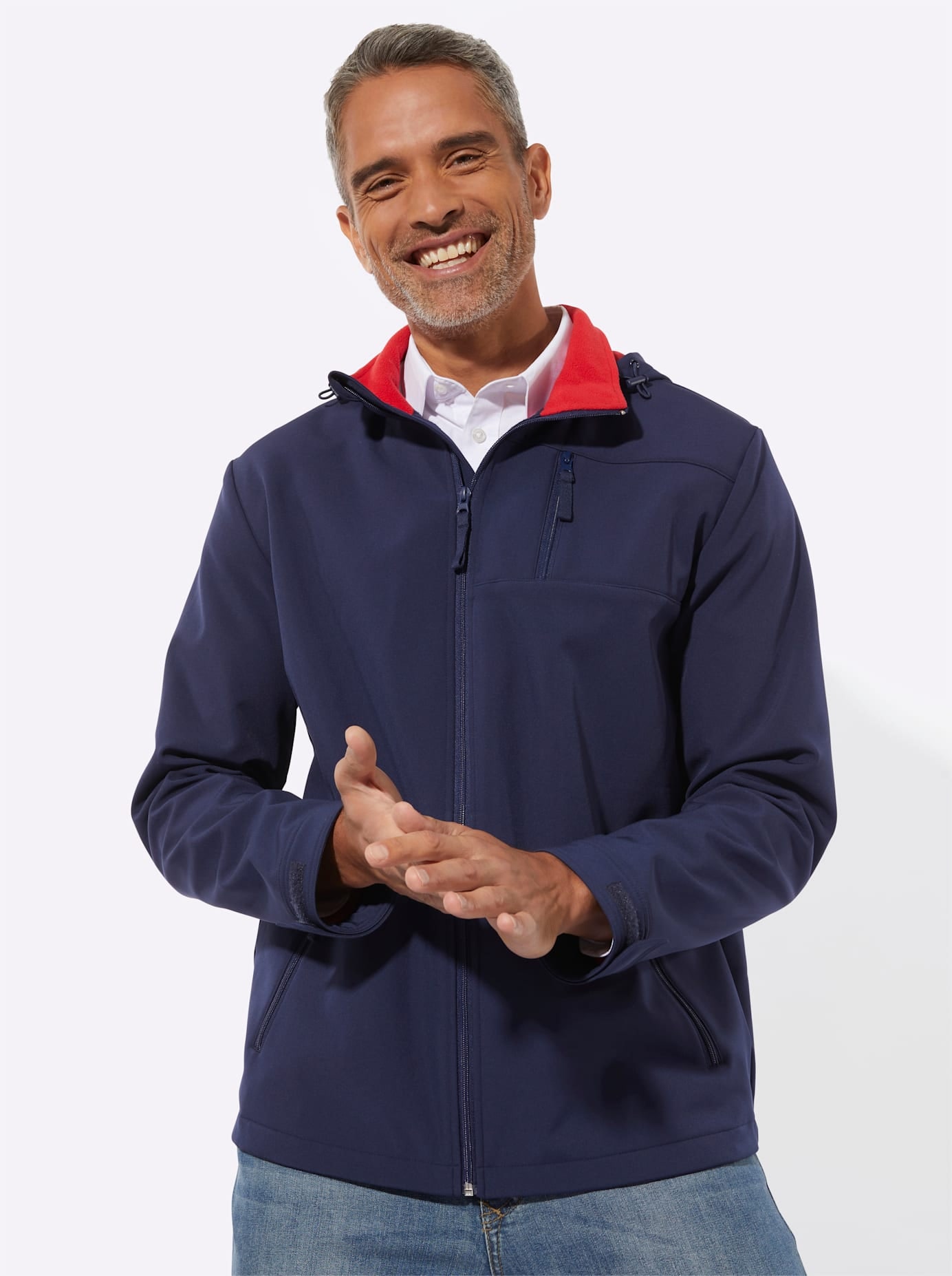 Classic Softshelljacke mit Kapuze