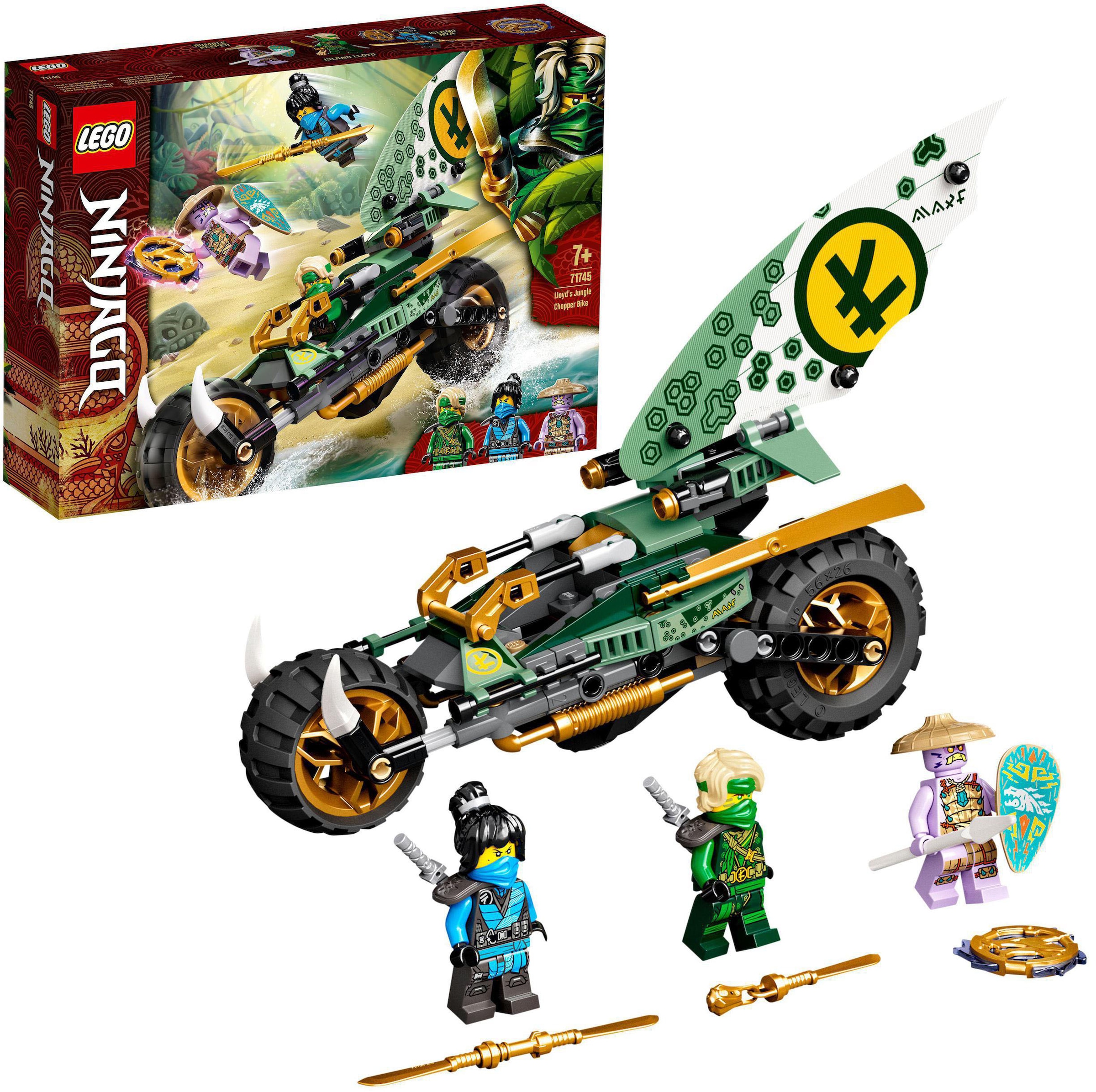 Image of LEGO® Konstruktionsspielsteine »Lloyds Dschungel-Bike (71745), LEGO® NINJAGO®«, (183 St.), Made in Europe bei Ackermann Versand Schweiz