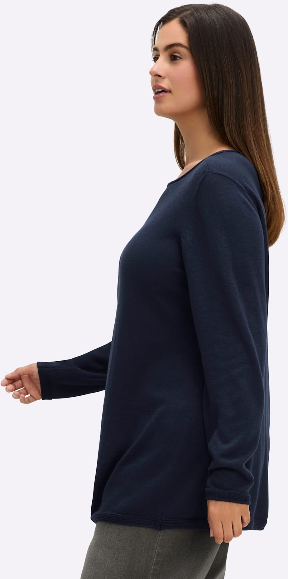 Sheego Rundhalspullover »Rundhalspullover«