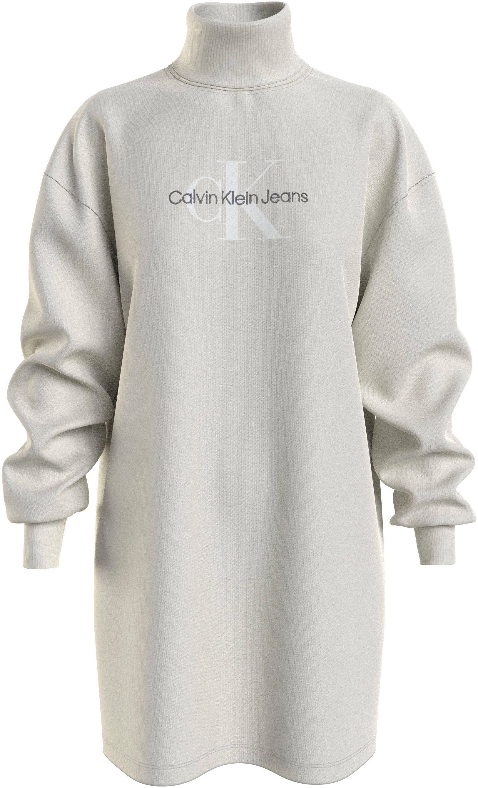 ♕ Calvin Klein Jeans Sweatkleid »MONOLOGO ROLL NECK DRESS«  versandkostenfrei auf