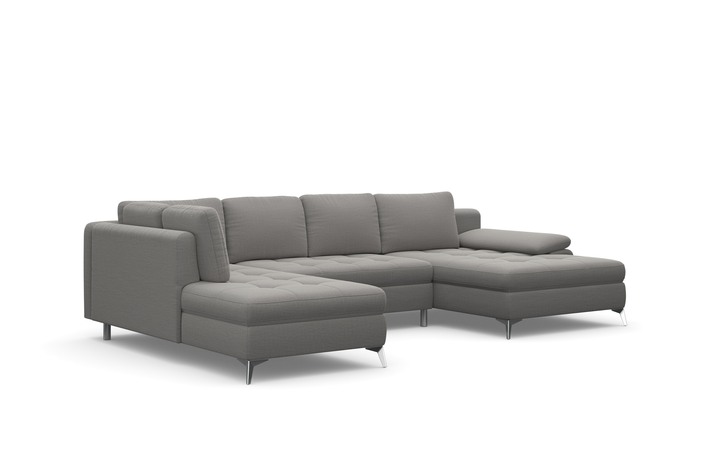 sit&more Paysage de salon »Latigo U-Form« avec méridienne, fonction couchage et coffre de lit en option