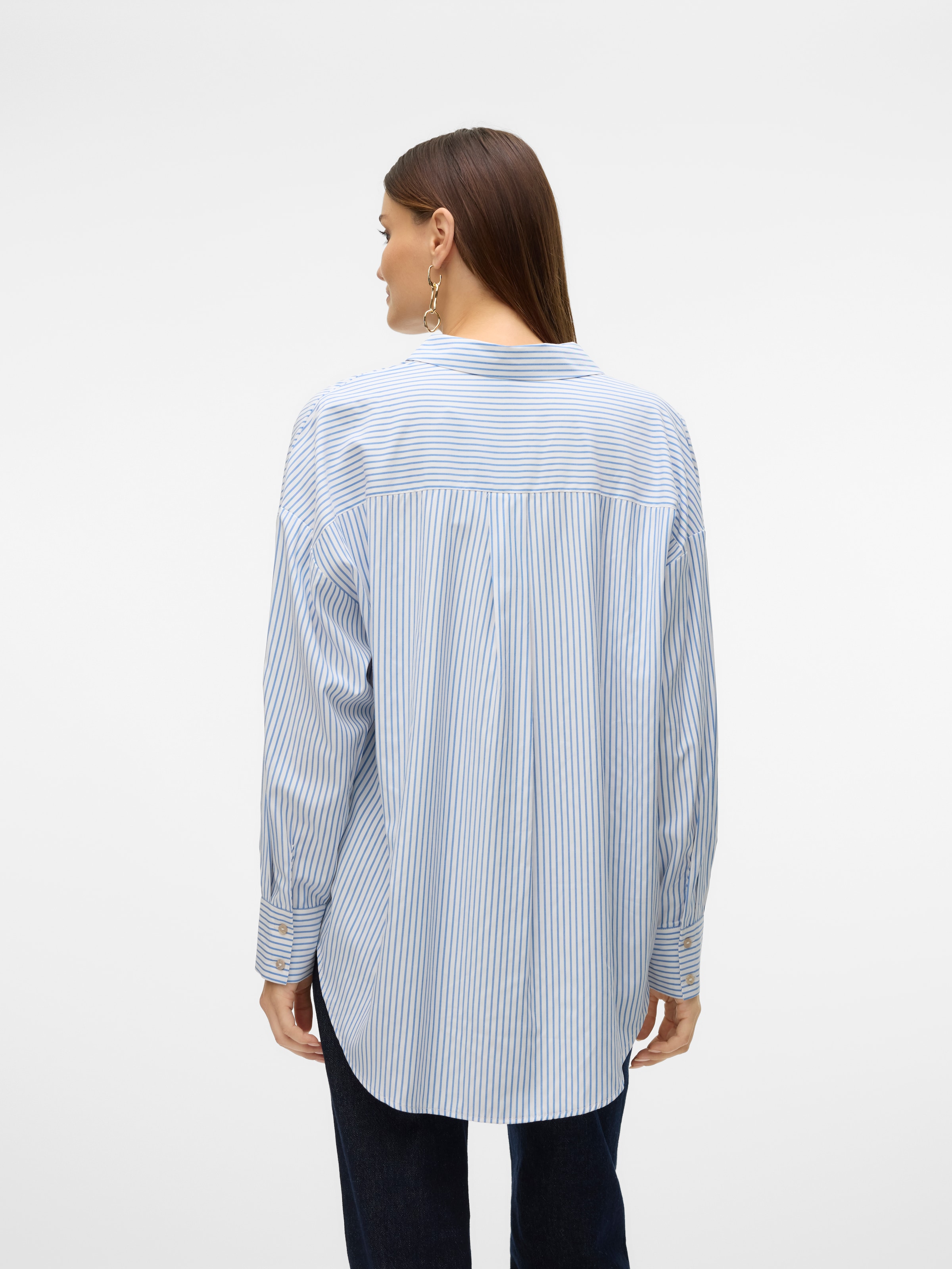 Vero Moda Langarmbluse »VMNORA LS OVERSIZE SHIRT WVN GA NOOS«