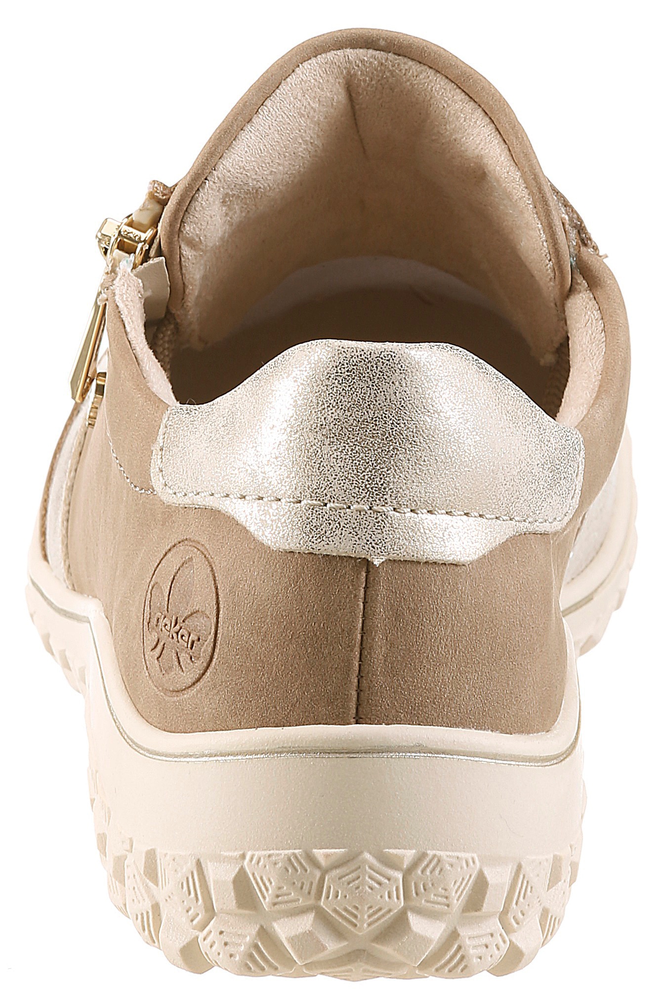 Rieker Sneakers  chaussure à lacets, chaussure basse, basket compensée avec fermeture éclair