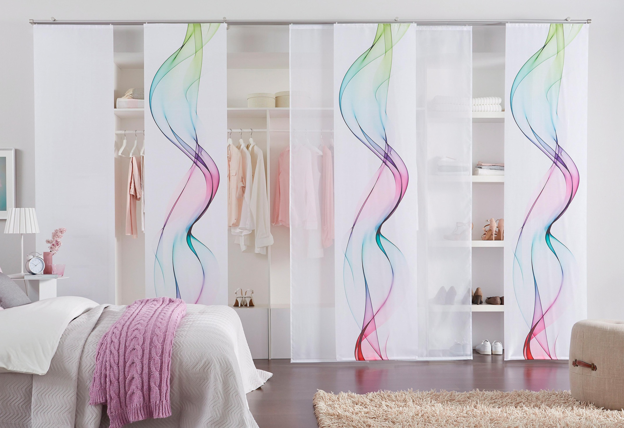 Image of HOME WOHNIDEEN Schiebegardine »VISBY«, (1 St.), ohne Montagezubehör bei Ackermann Versand Schweiz