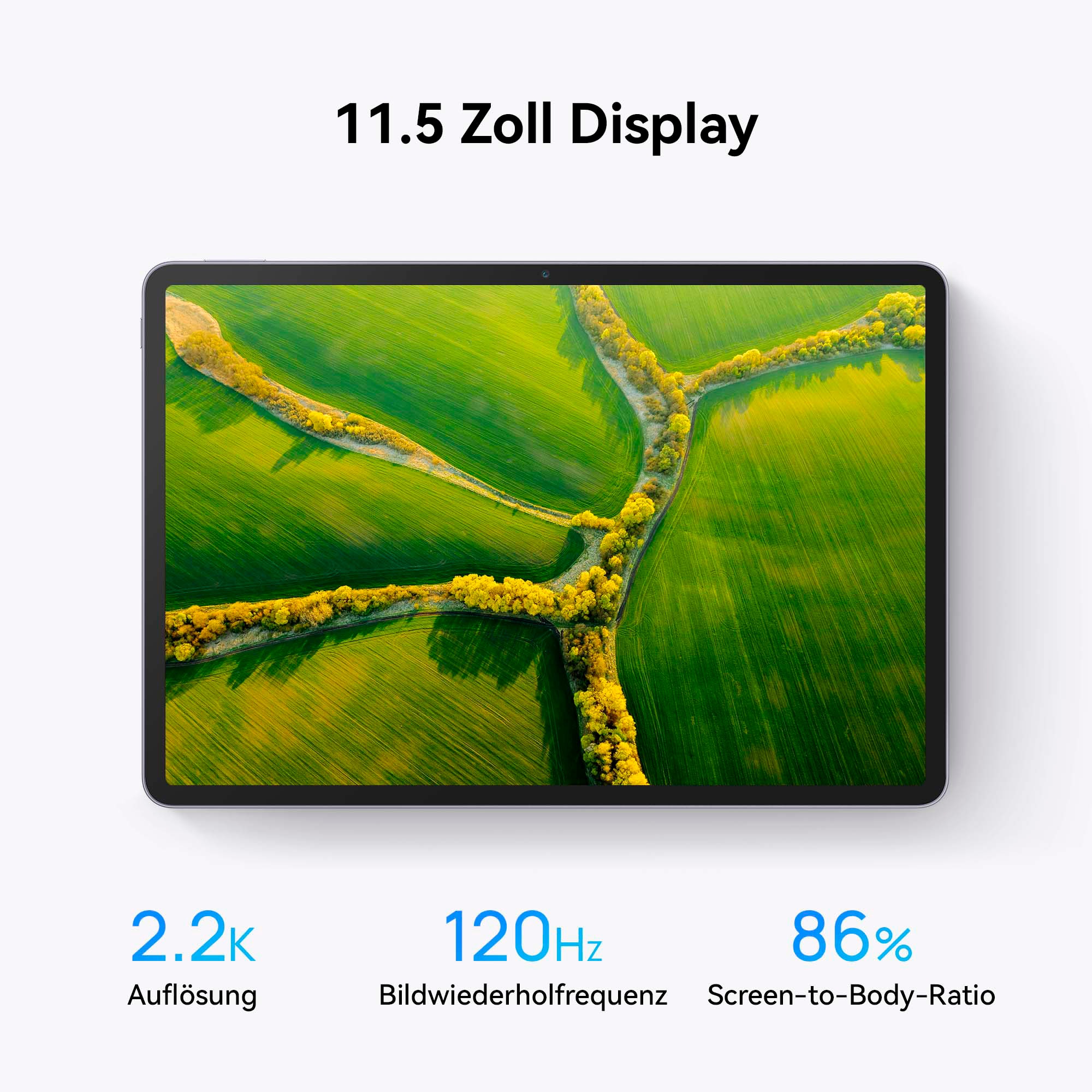 Huawei Tablet »MatePad 11,5", 6 GB + WiFi inklusive Hülle mit Tastatur« (29,2 cm / 11,5 ″) HarmonyOS 128 GB )