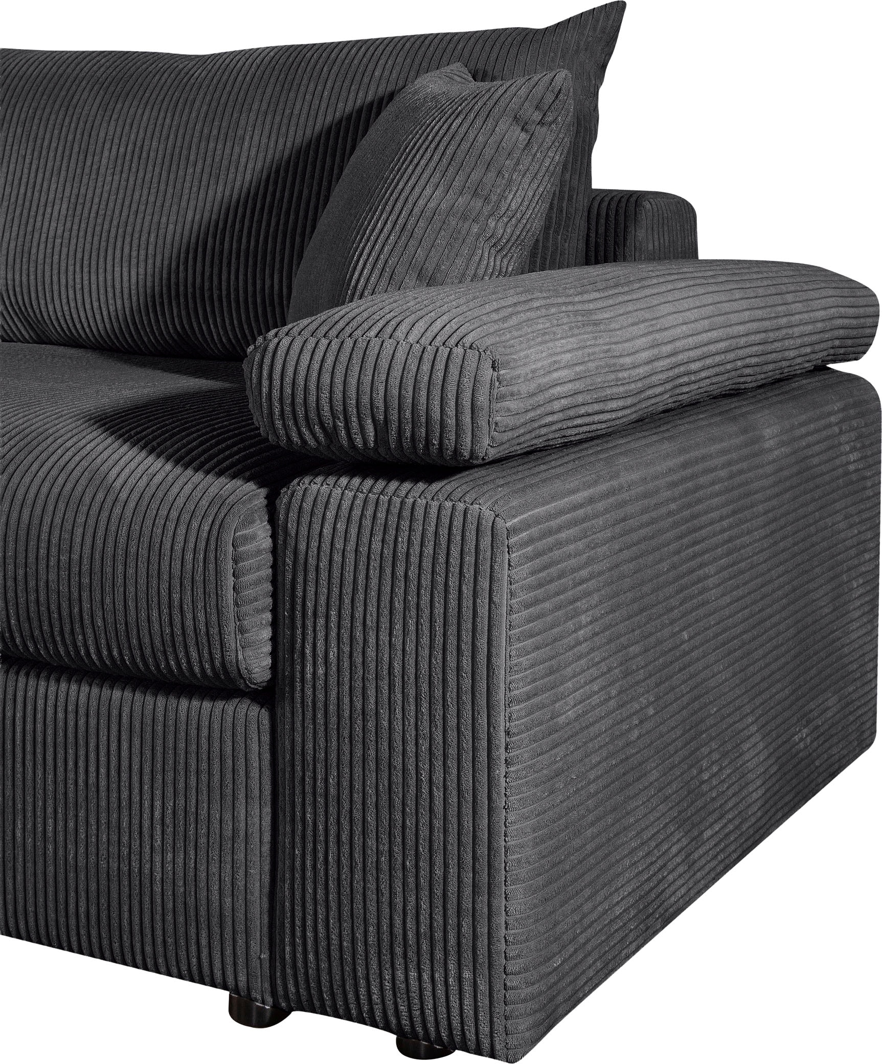 COLLECTION AB Canapé d'angle »Cosy L-Form, Breite 234 cm« Sitzaufbau im Sanwich-Federkern mit Kaltschaumauflage