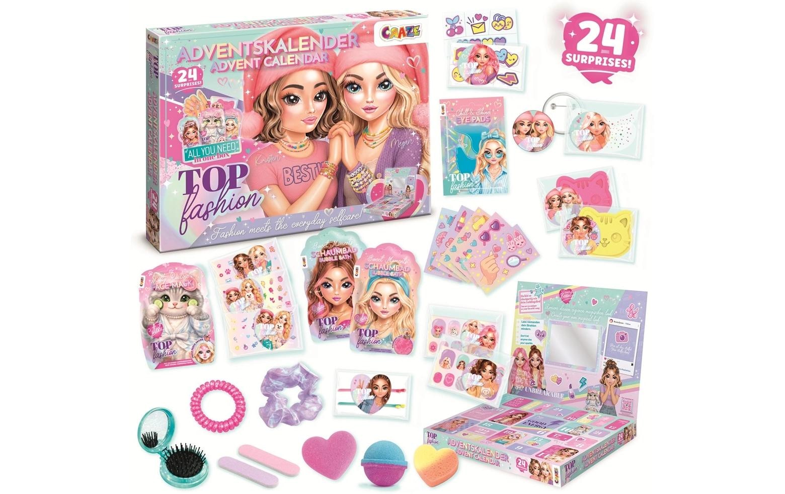 CRAZE Calendrier de l'Avent »Craze CRAZE Adventskalender Top Fashion Kinder«
