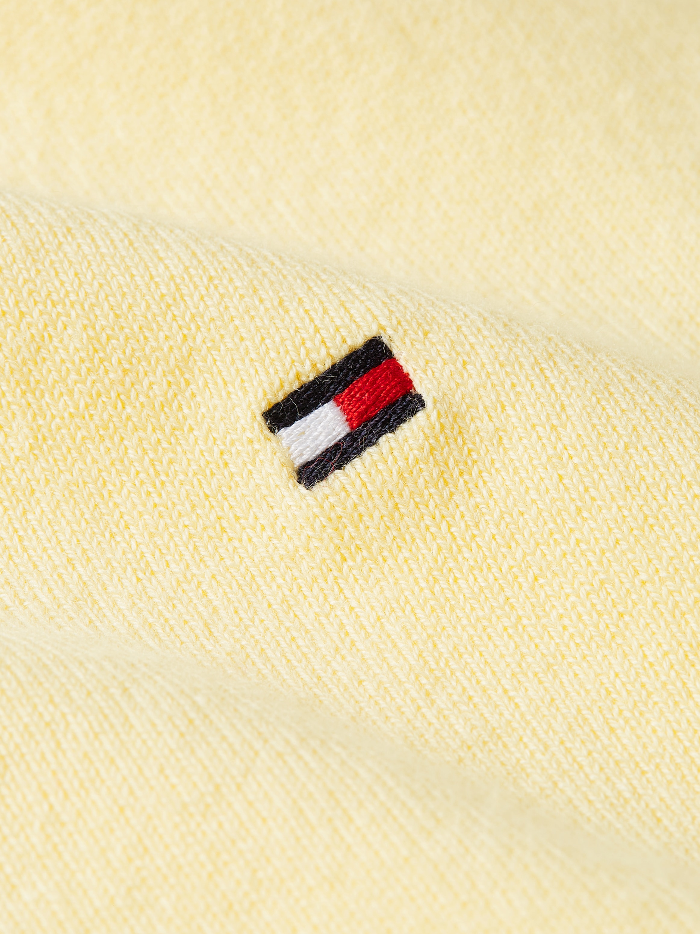 Tommy Hilfiger V-Ausschnitt-Pullover, mit Logo-Stickerei