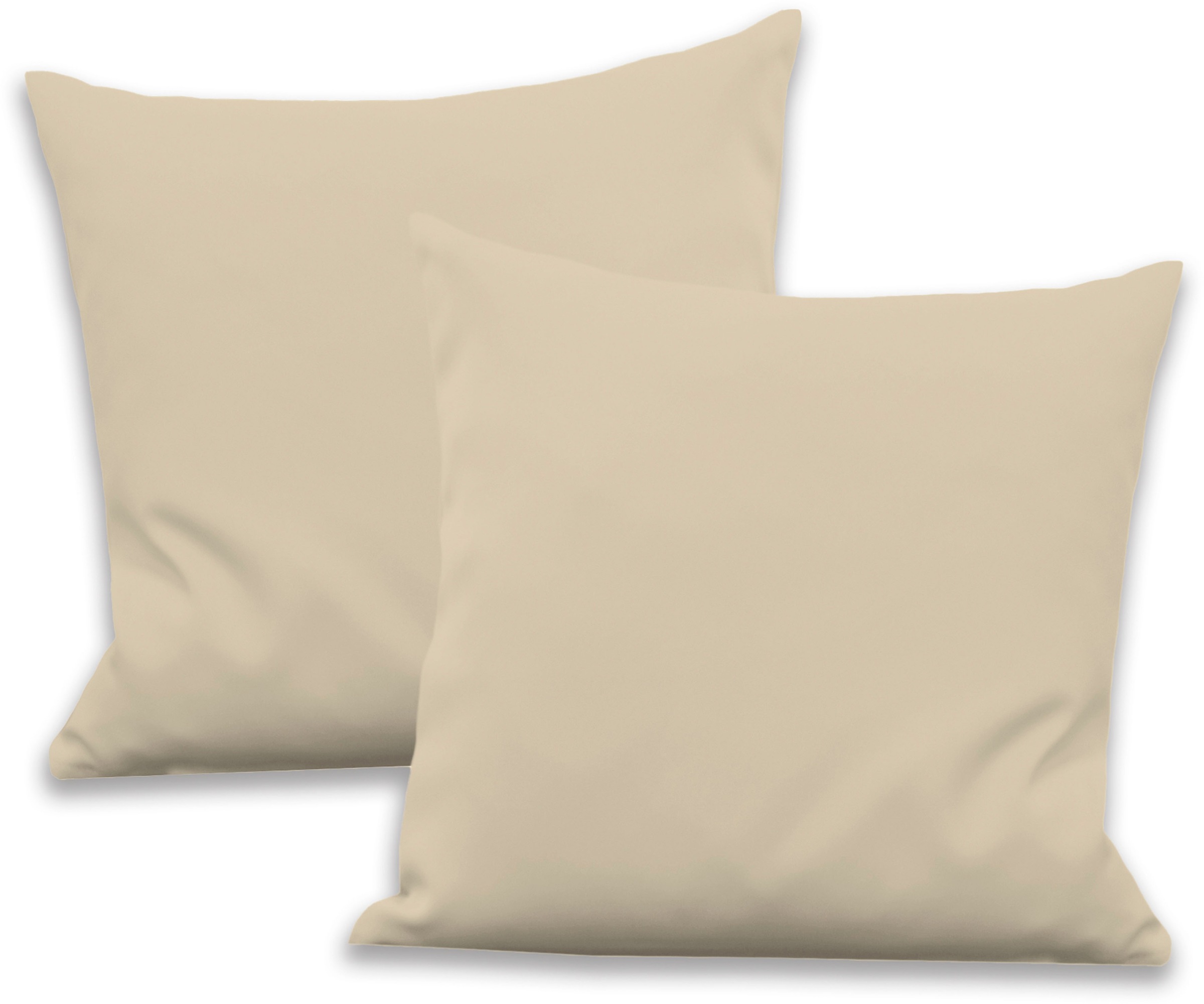 Image of VHG Dekokissen »Leon«, (2 St.), Kissenbezug, Reissverschluss, 2 Stück, blickdicht, soft, Deko-Kissen, Uni, Basic, monochrom, gewebt, verschiedene Grössen bei Ackermann Versand Schweiz