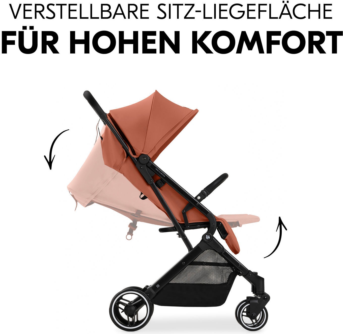 Hauck Poussette pour enfants »Travel N Care Plus, cork« 22 kilos