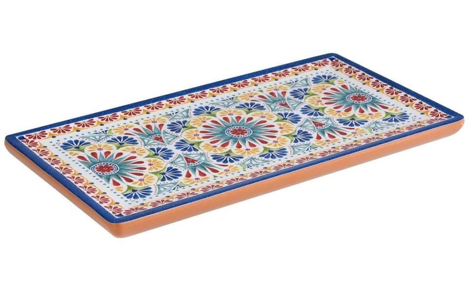APS Plateau de service »Arabesque« Aspect terre cuite, compatible lave-vaisselle