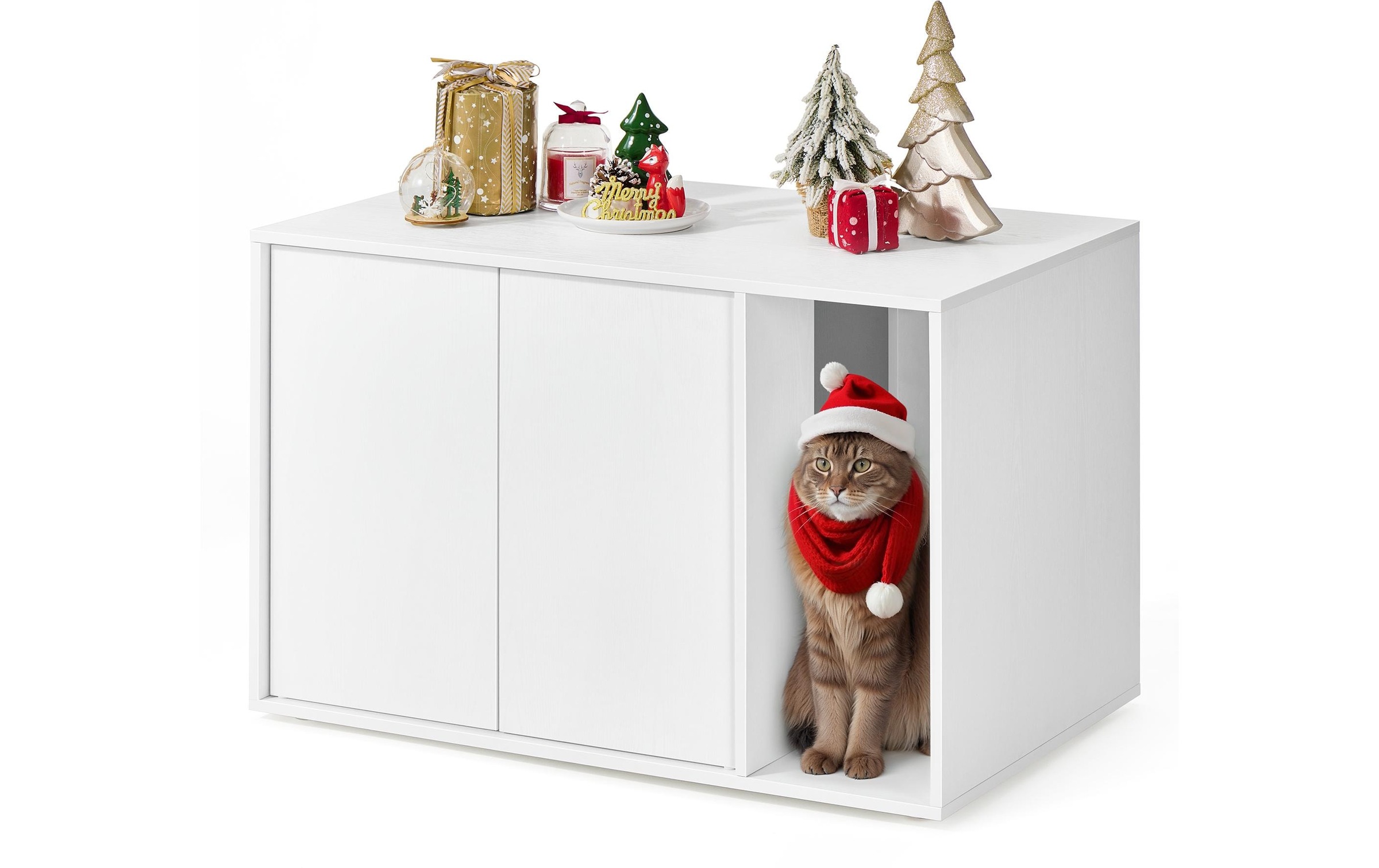 FEANDREA Abri pour animaux »für Katzentoilette«