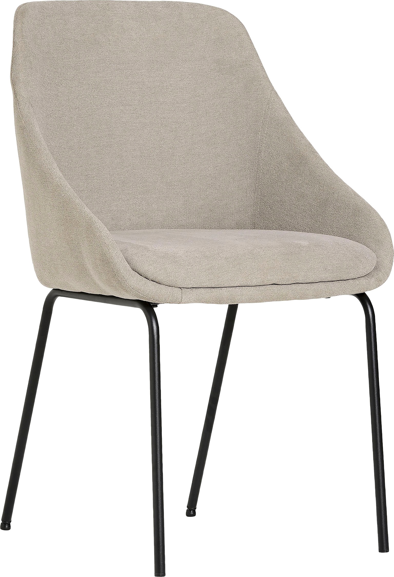 Image of andas Esszimmerstuhl »Bustorp«, (Spar-Set), Polyester, mit robustem Metallgestell, mit einem pflegeleichten Feinstruktur Bezug, Sitzhöhe 48 cm bei Ackermann Versand Schweiz