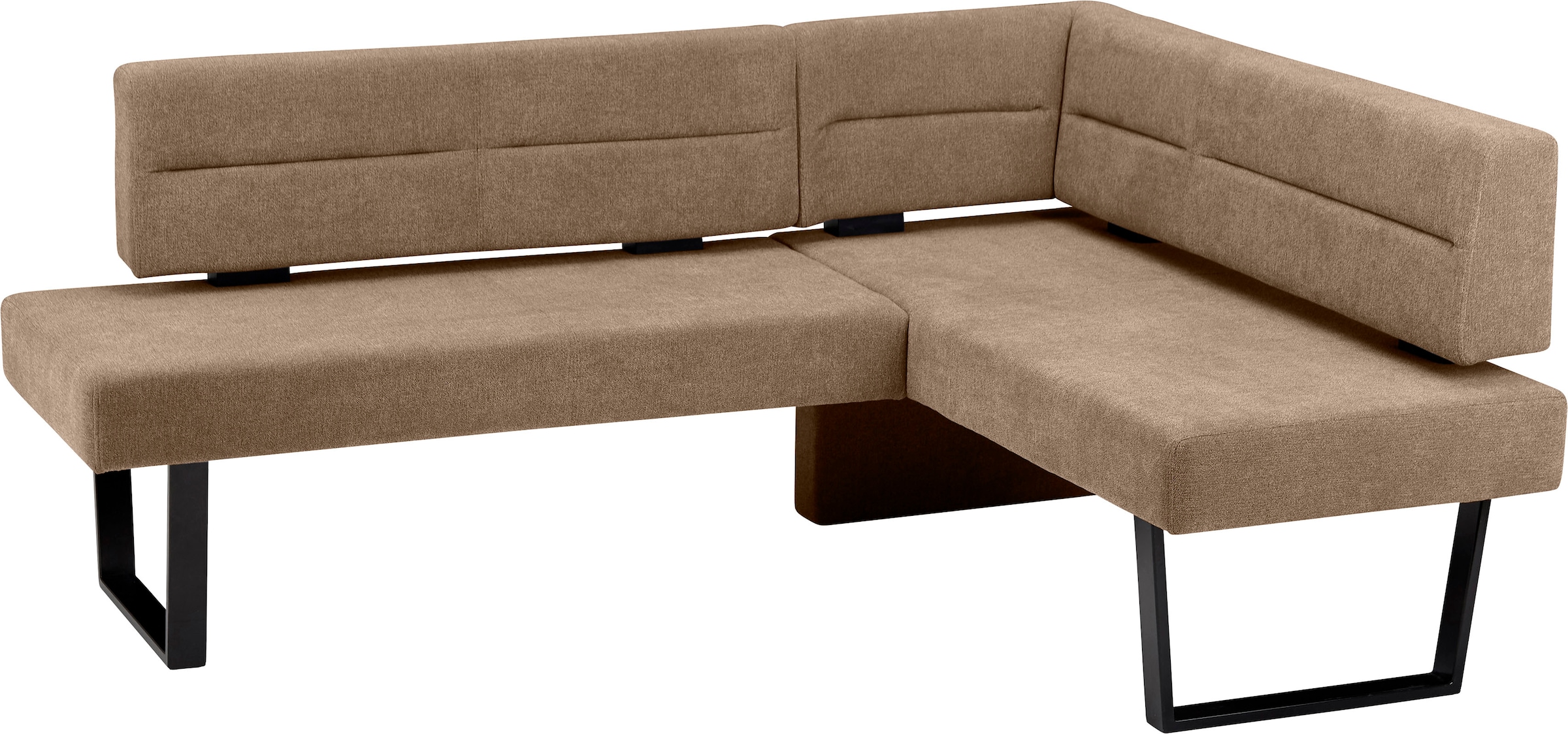 massivline&more Banc d'angle »Martina« design moderne, structure en métal massif