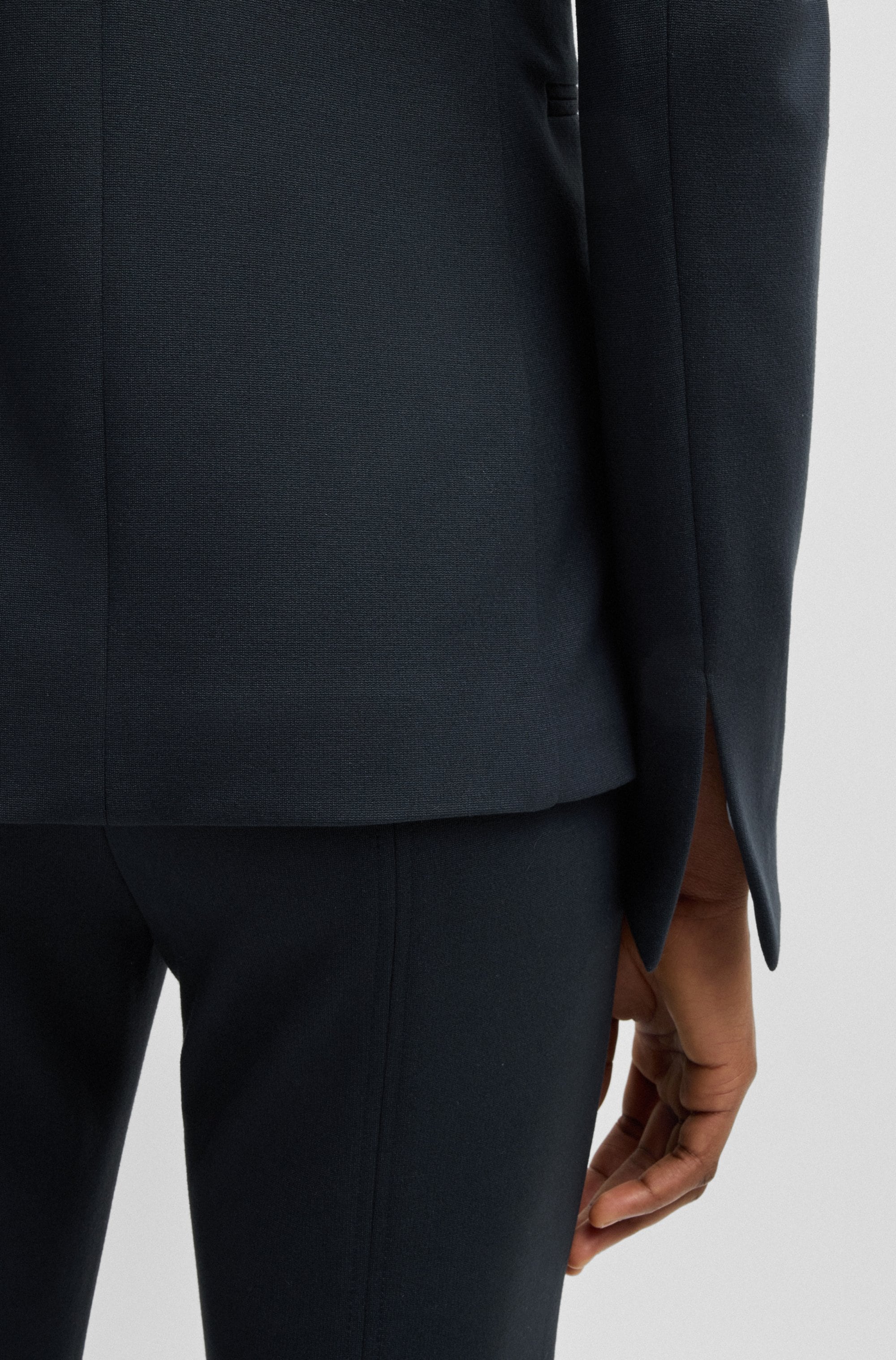 BOSS ORANGE Longblazer »Jaslim Premium Damenmode«, mit geschlitzten Ärmeln