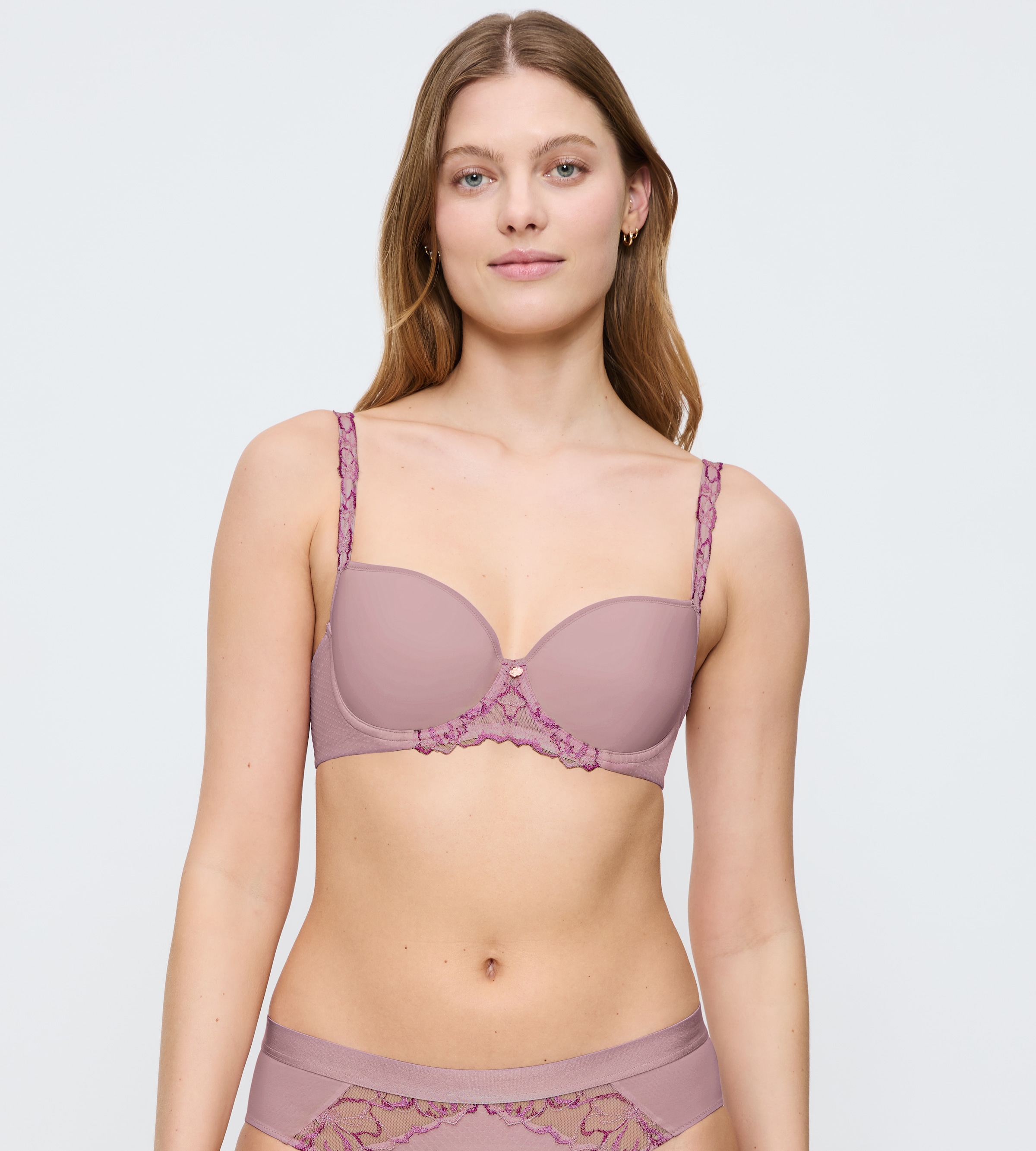 Image of Triumph Balconette-BH "Wild Azalea Florale WHP" mit Stickerei