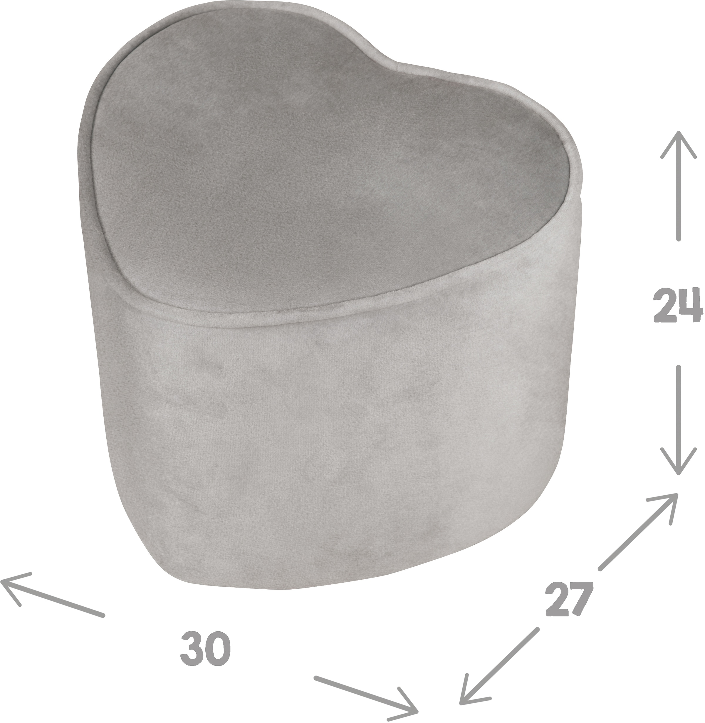 roba® Kinderhocker »Lil Sofa« in Herzform