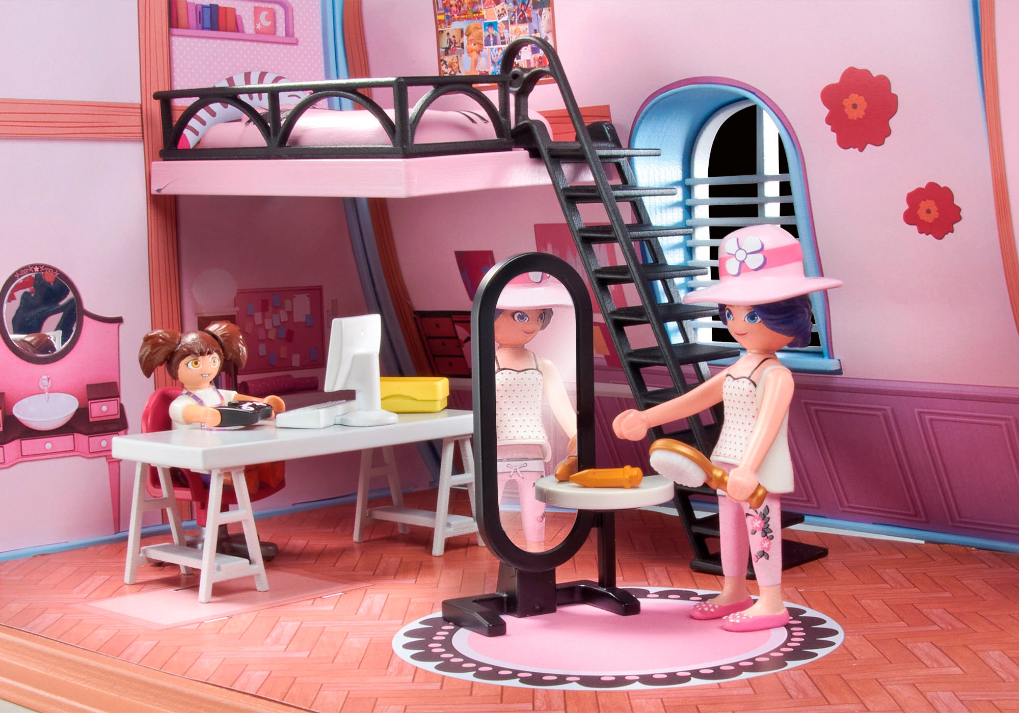 Playmobil® Konstruktions-Spielset »Miraculous: Marinettes Loft (71334), Miraculous«, (73 St.), Made in Europe