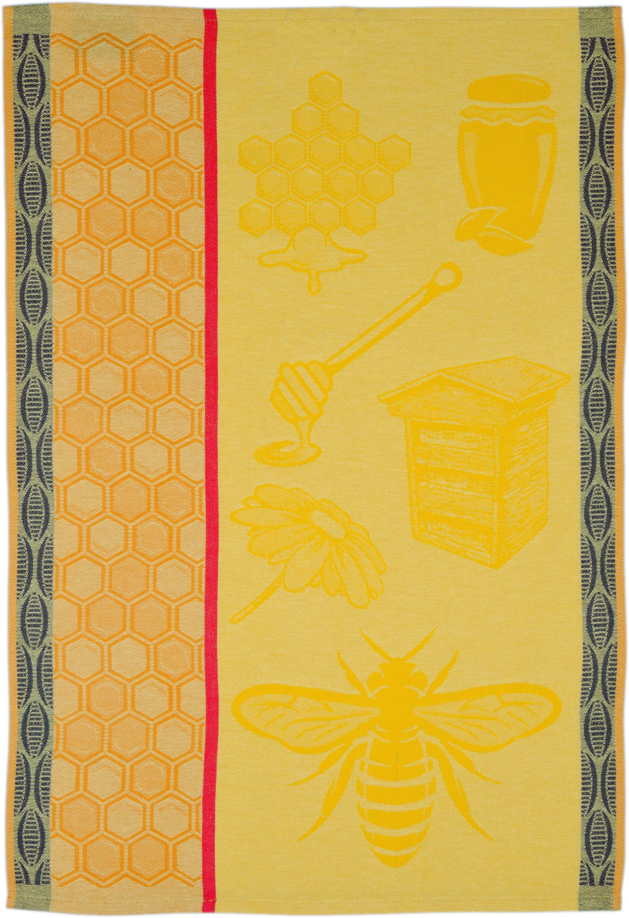 ROSS Chiffon à vaisselle »Biene« Tissu à motif, 100 % coton