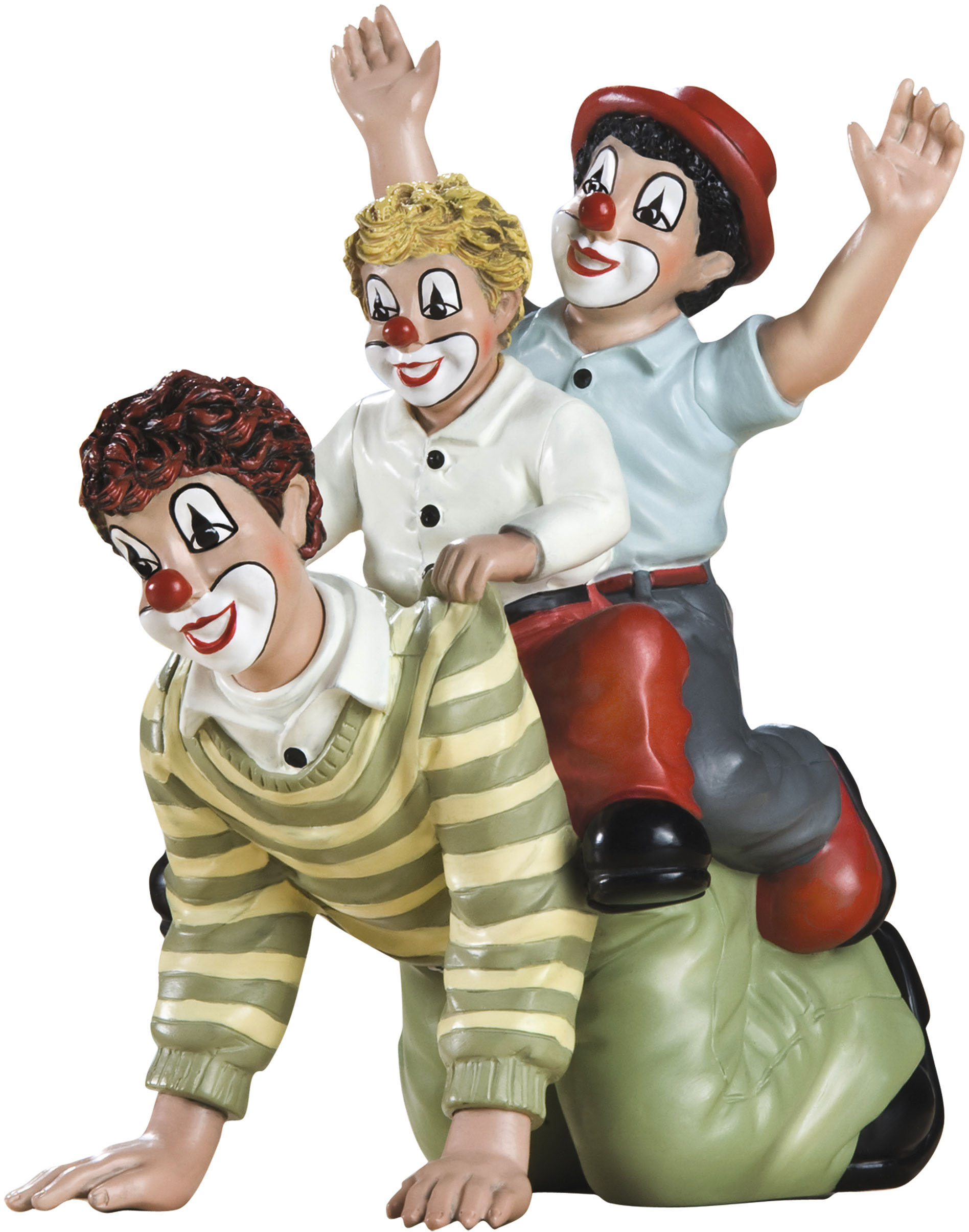 Image of Gildeclowns Sammelfigur »Clown Dekofigur, Der doppelte Reiter«, (1 St.), handbemalt, Wohnzimmer bei Ackermann Versand Schweiz