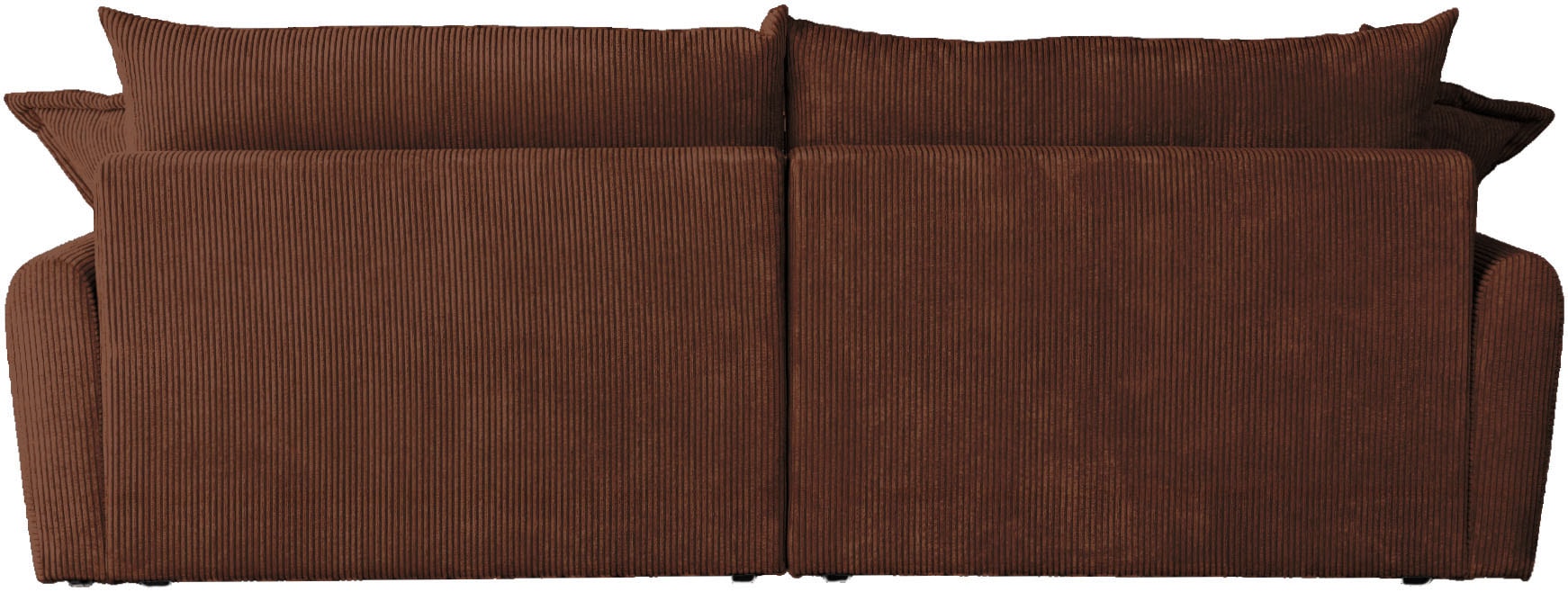 Home affaire Ecksofa »Finca XXL L-Form, B: 247 cm« 4 Zierkissen, Mega-Sofa, in Cord oder Chenille-Struktur, Federkern