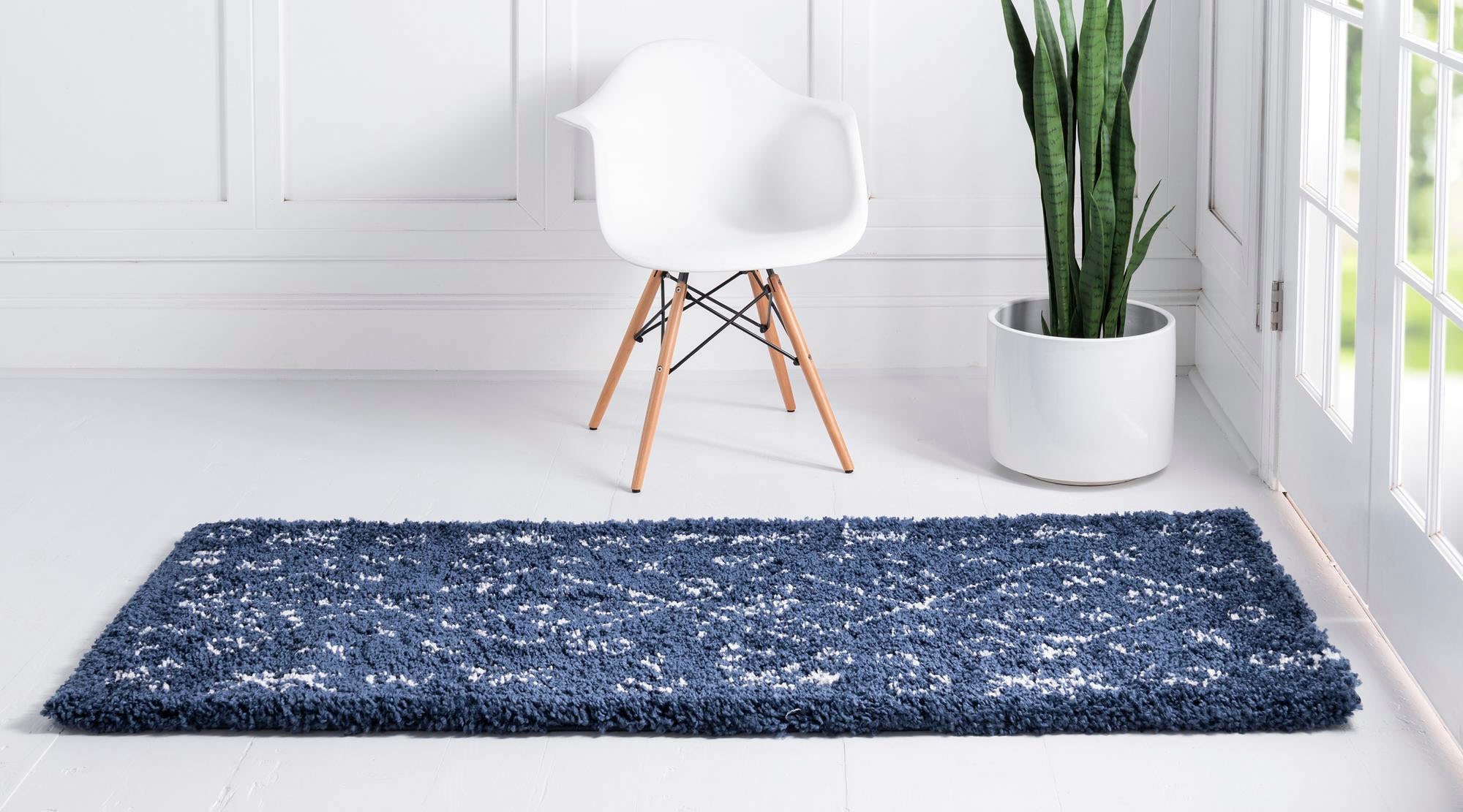 Myflair Möbel & Accessoires Hochflor-Läufer »Temara Shag, LAGERRÄUMUNG!« rechteckig 51 mm Höhe Teppich-Läufer, gewebt, Scandi Design, ideal im Flur & Schlafzimmer