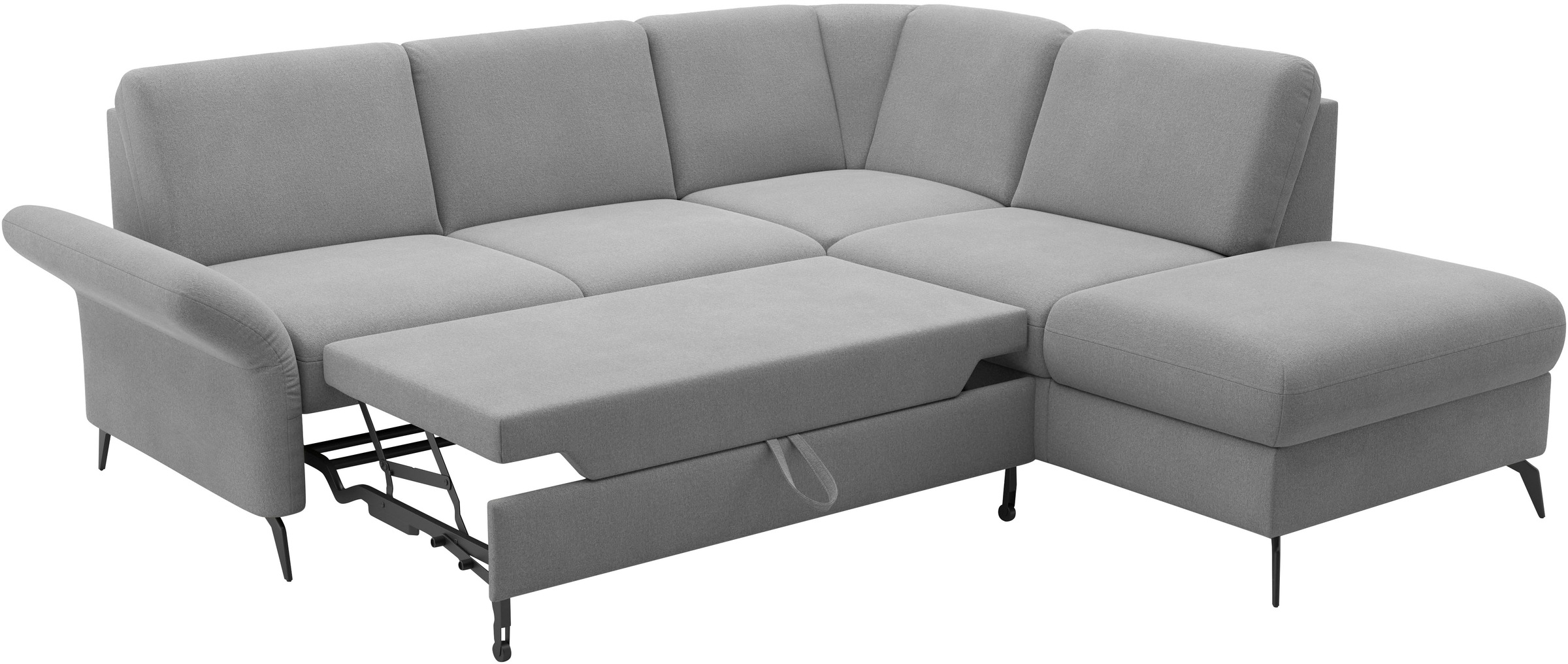 Home affaire Ecksofa »Rochelle«, optional: Armteilverstellung, klappbar, Bettkasen