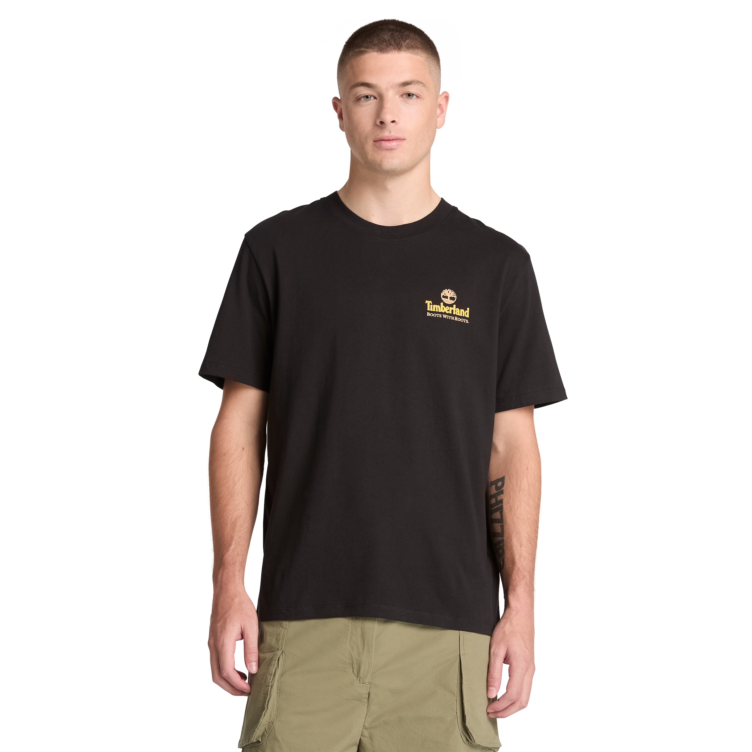 Timberland T-shirt »Illustrated Tree Logo Back Graphic« für sportliche Aktivitäten, sportlicher Stil, Kurzarmdesign