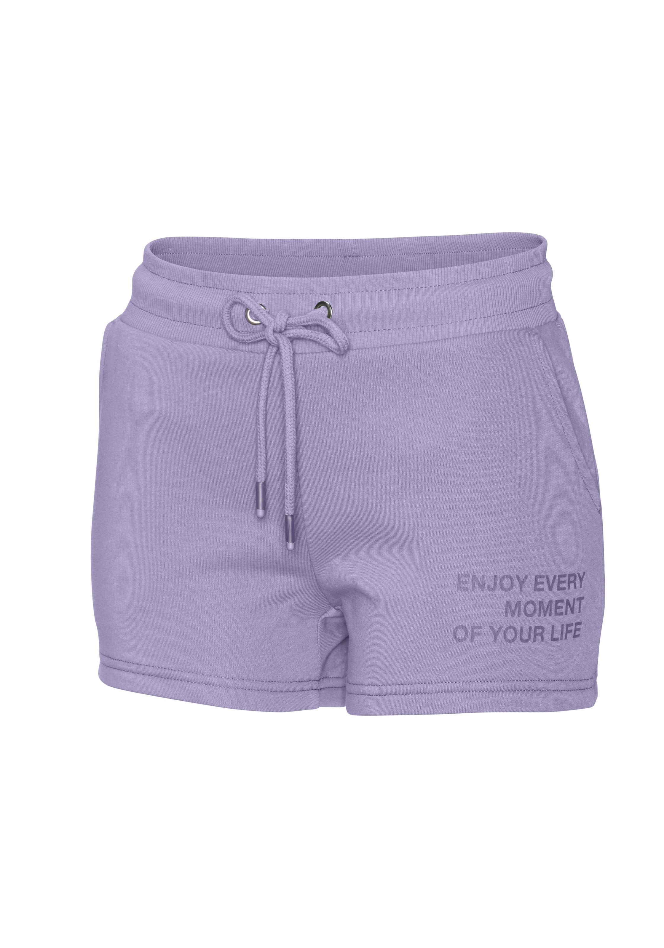 Buffalo Short de détente »- Sweatshorts - Loungeshorts«  avec imprimé statement, vêtements d'intérieur