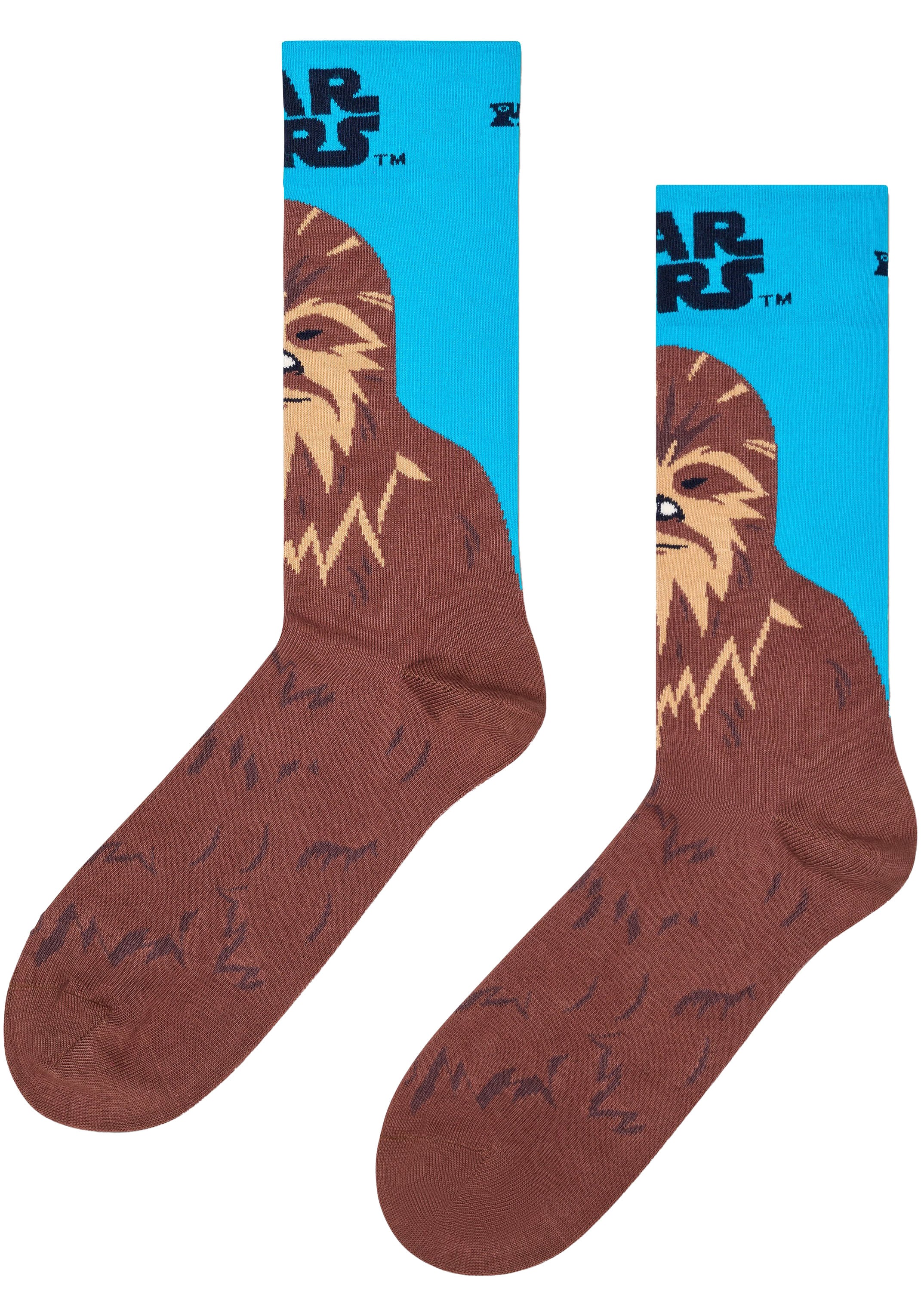 Happy Socks Langsocken 2er Pack,  mit Chewbacca-Stickerei