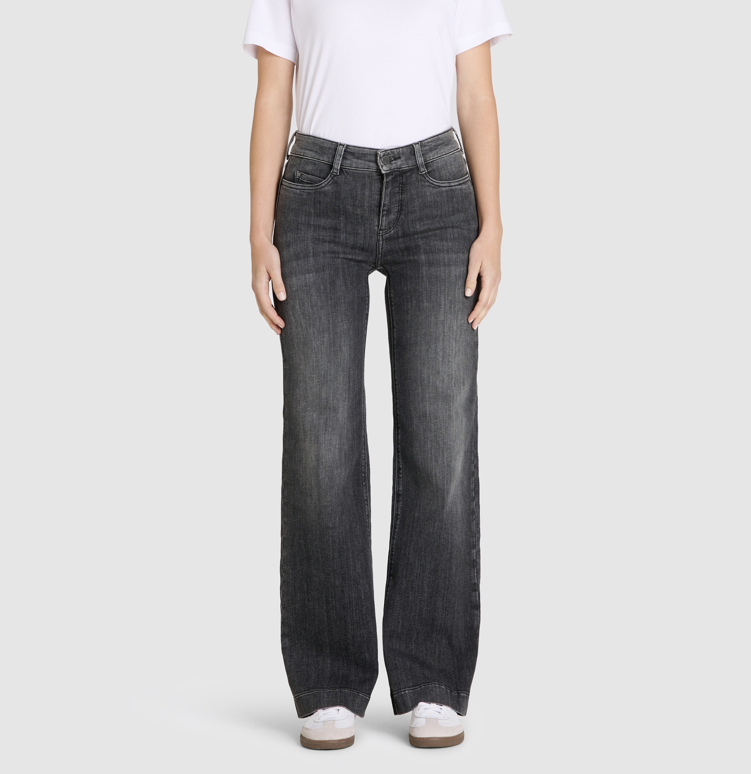 MAC Weite Jeans »Dream Wide authentic«, mit formendem Shaping-Effekt
