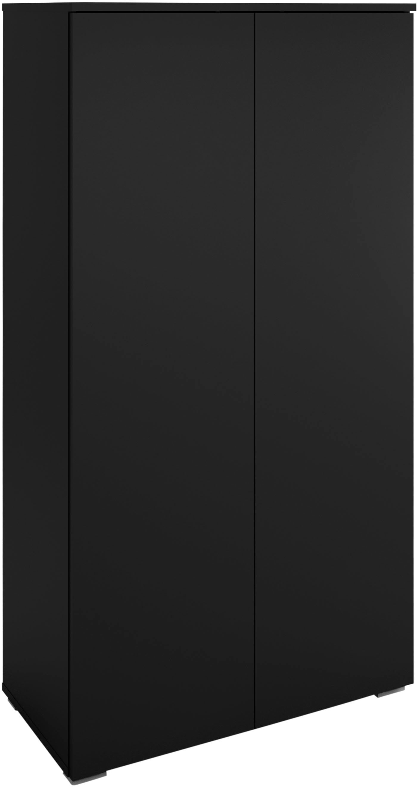 GOODproduct Armoire à chaussures »Paris« étagère à chaussures sans poignées, largeur 70 cm, avec 6 compartiments spacieux