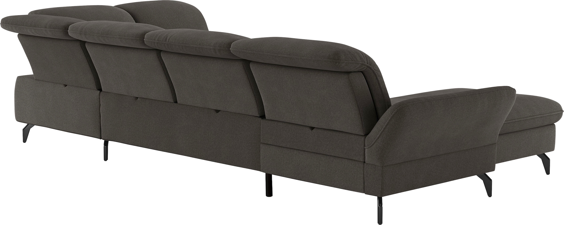 sit&more Wohnlandschaft »Leandro U-Form«, Wahlweise mit Bett-, Kopfteil - und Armlehnfunktion, sowie Bettkasten
