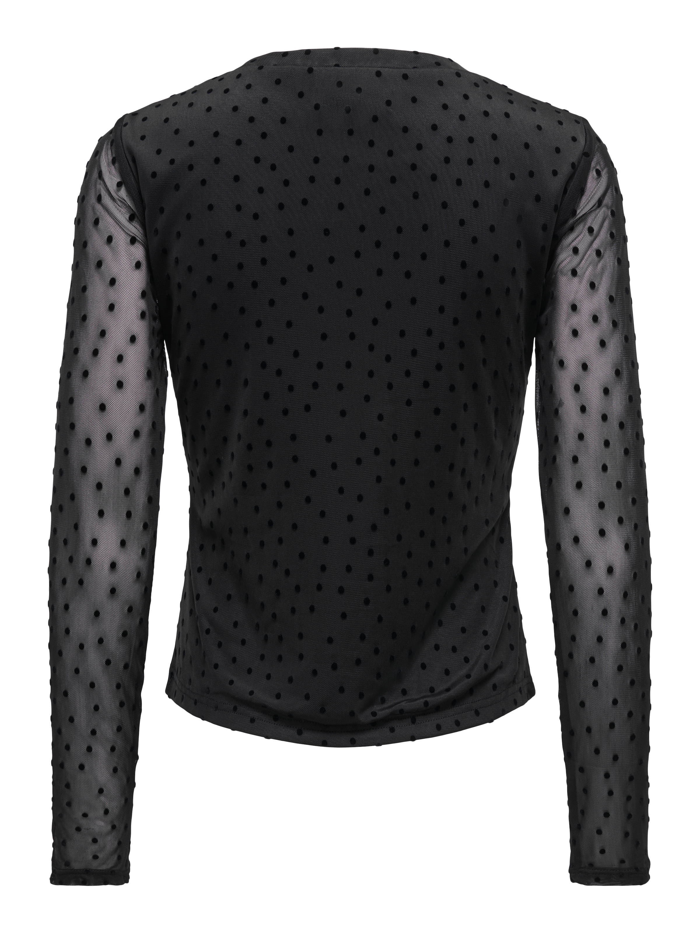 ONLY Shirtbluse »ONLNOVA L/S MESH TOP WVN« Kunstfaser, regular fit
