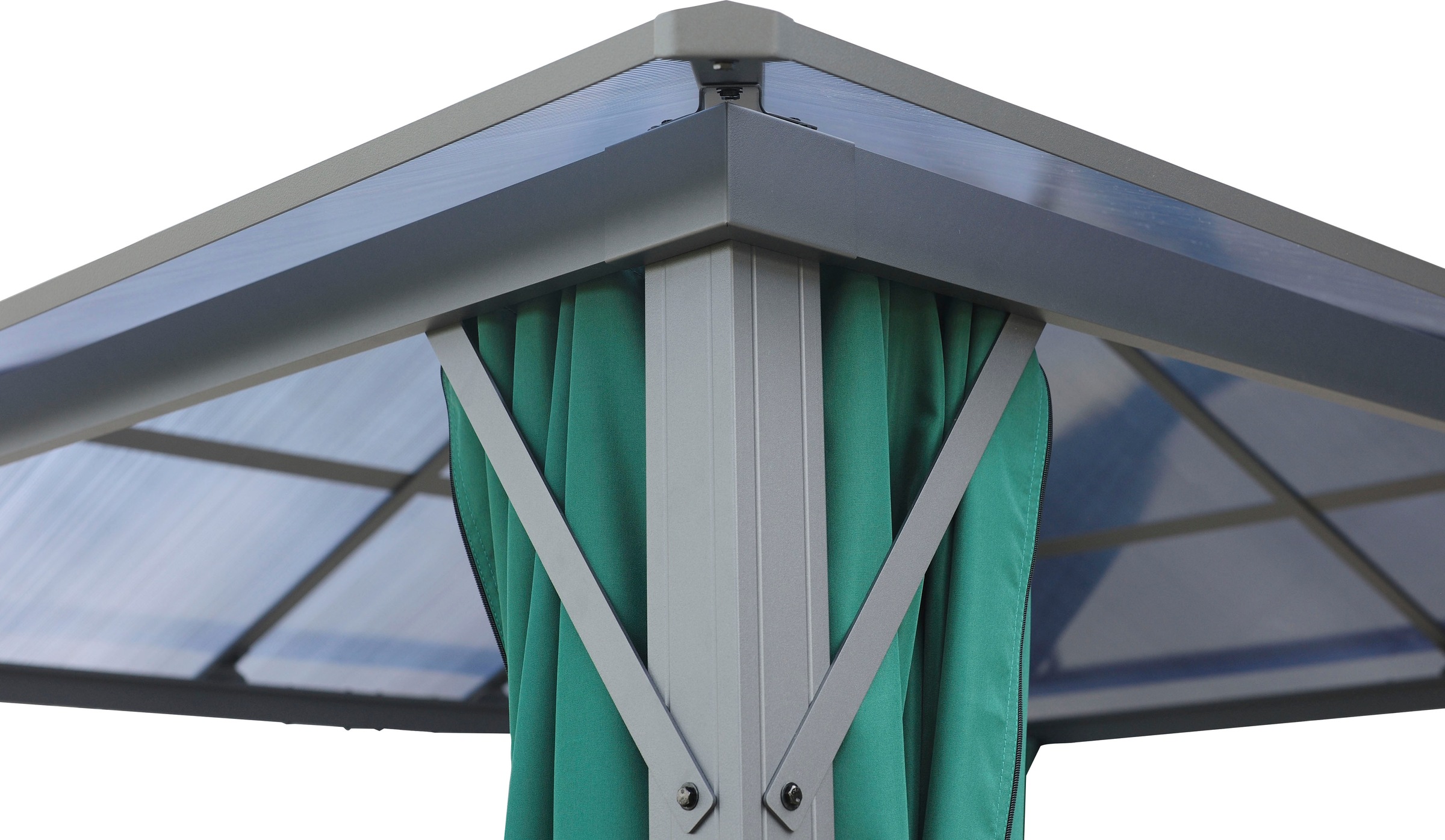 KONIFERA Pavillon »Aruba 2.0«, in Sockelmass: 300x300 cm oder 365x300 cm