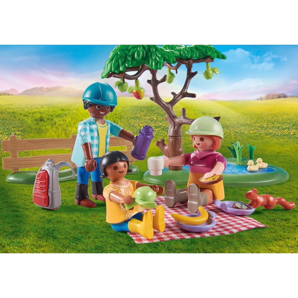 Playmobil® Konstruktions-Spielset »Picknickausflug mit Pferden (71239), Country«, (67 St.)