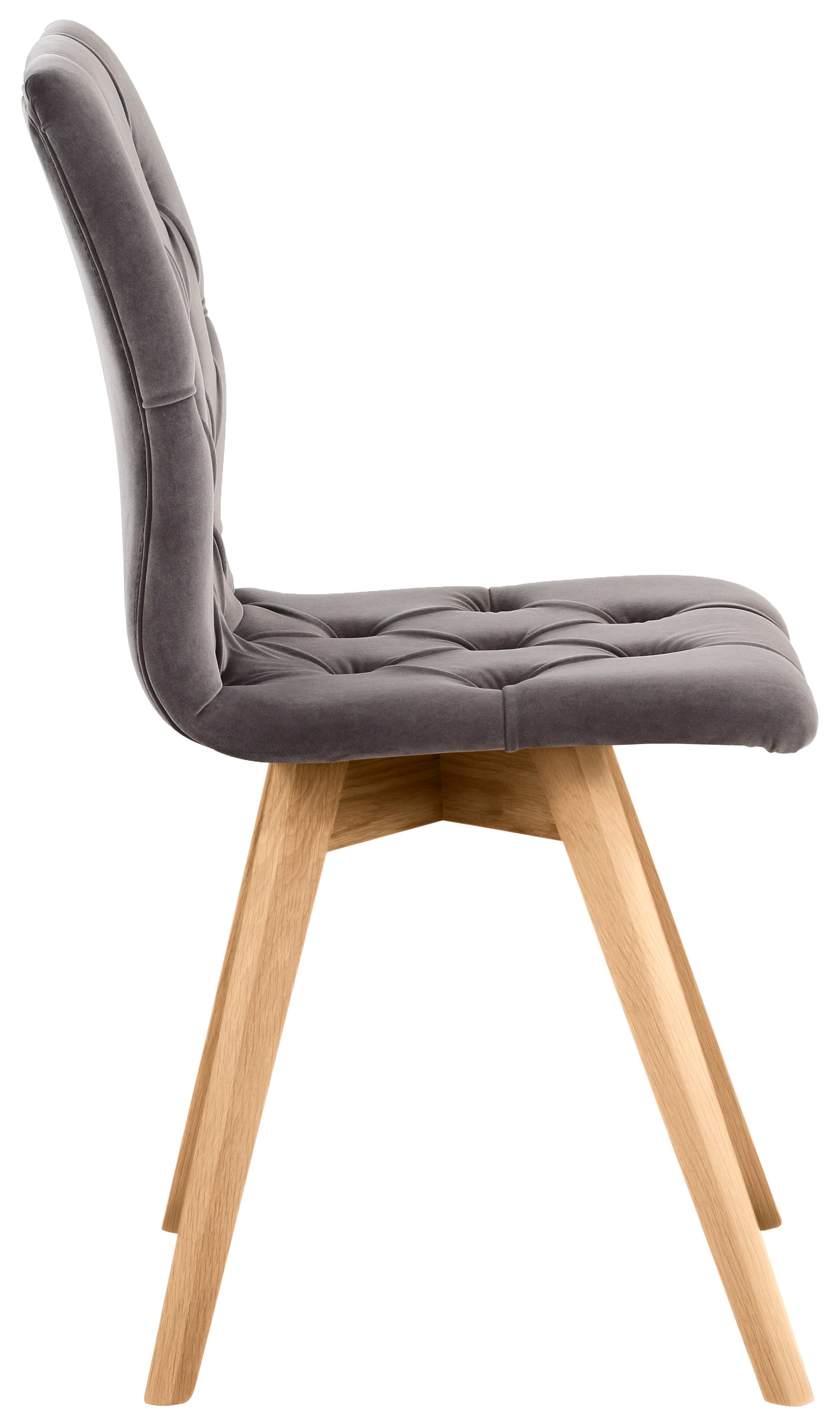 GOODproduct Chaise de salle à manger »Rania« (Ensemble) 2 cuisen set de 2/4/6, pieds en bois massif