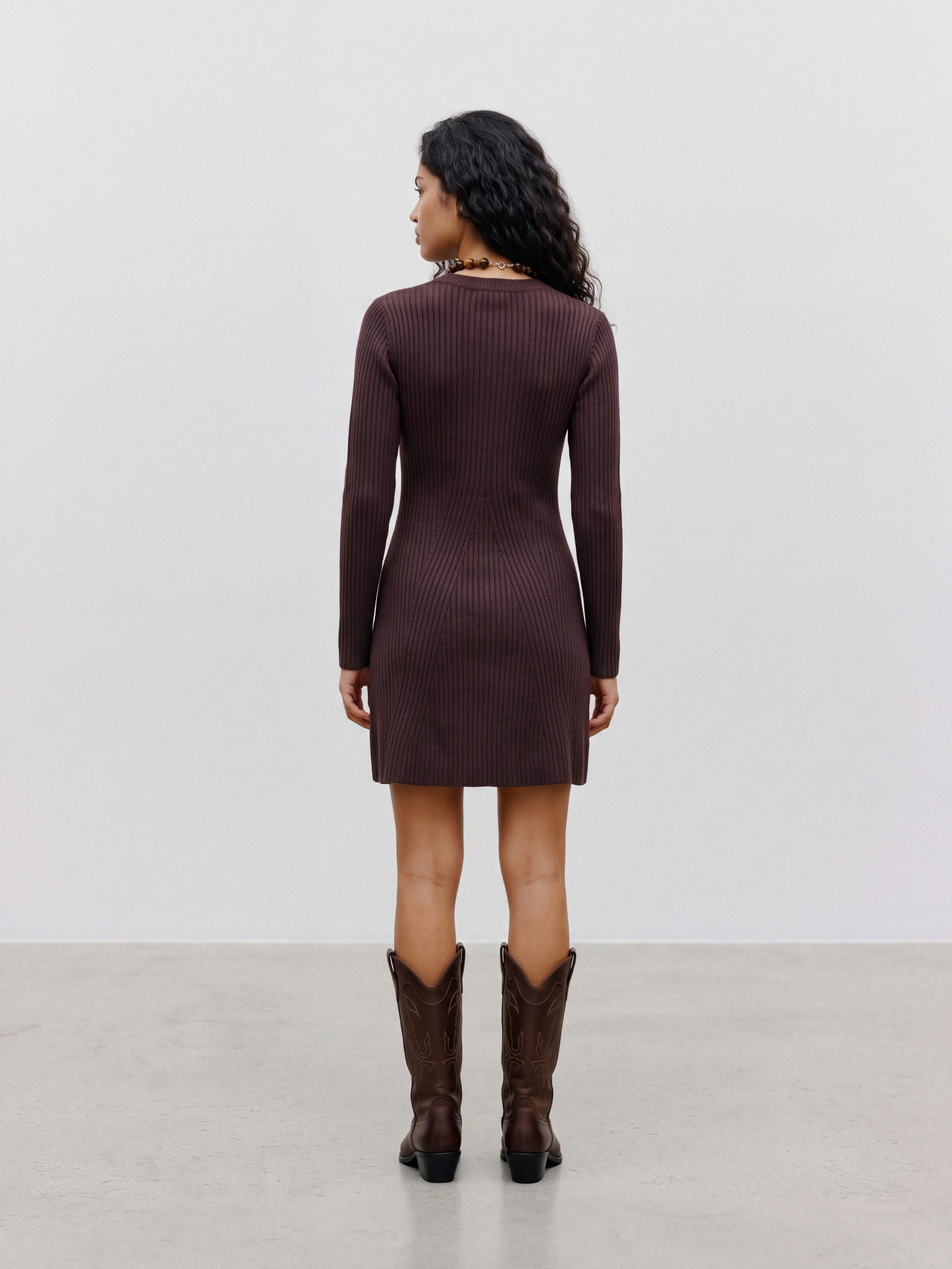 Vero Moda Minikleid »VMJOSANNA LS SHORT DRESS NOOS« Materialmix, regular fit
