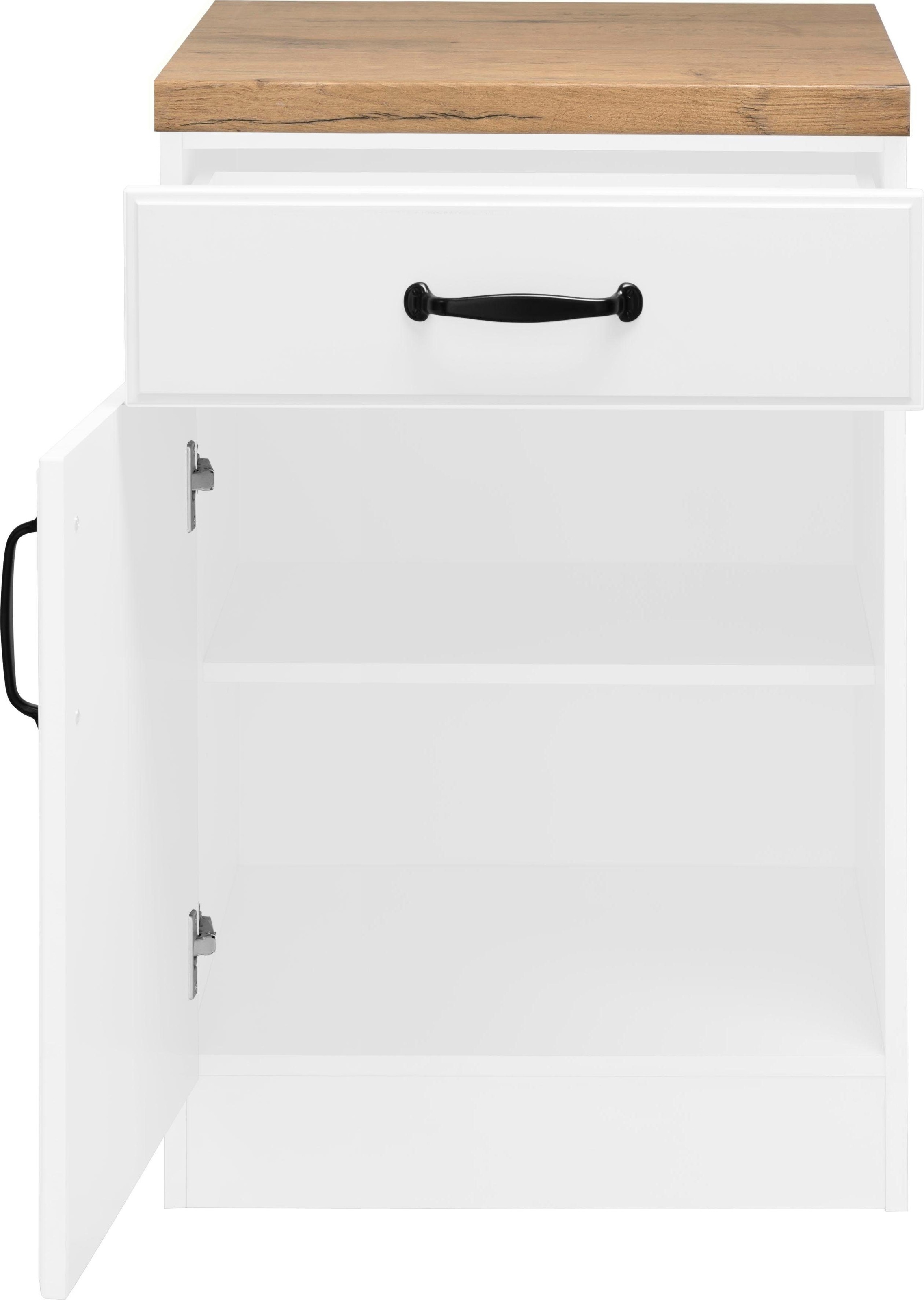 wiho Küchen Unterschrank »Erla« 60 cm breit mit Kassettenfront