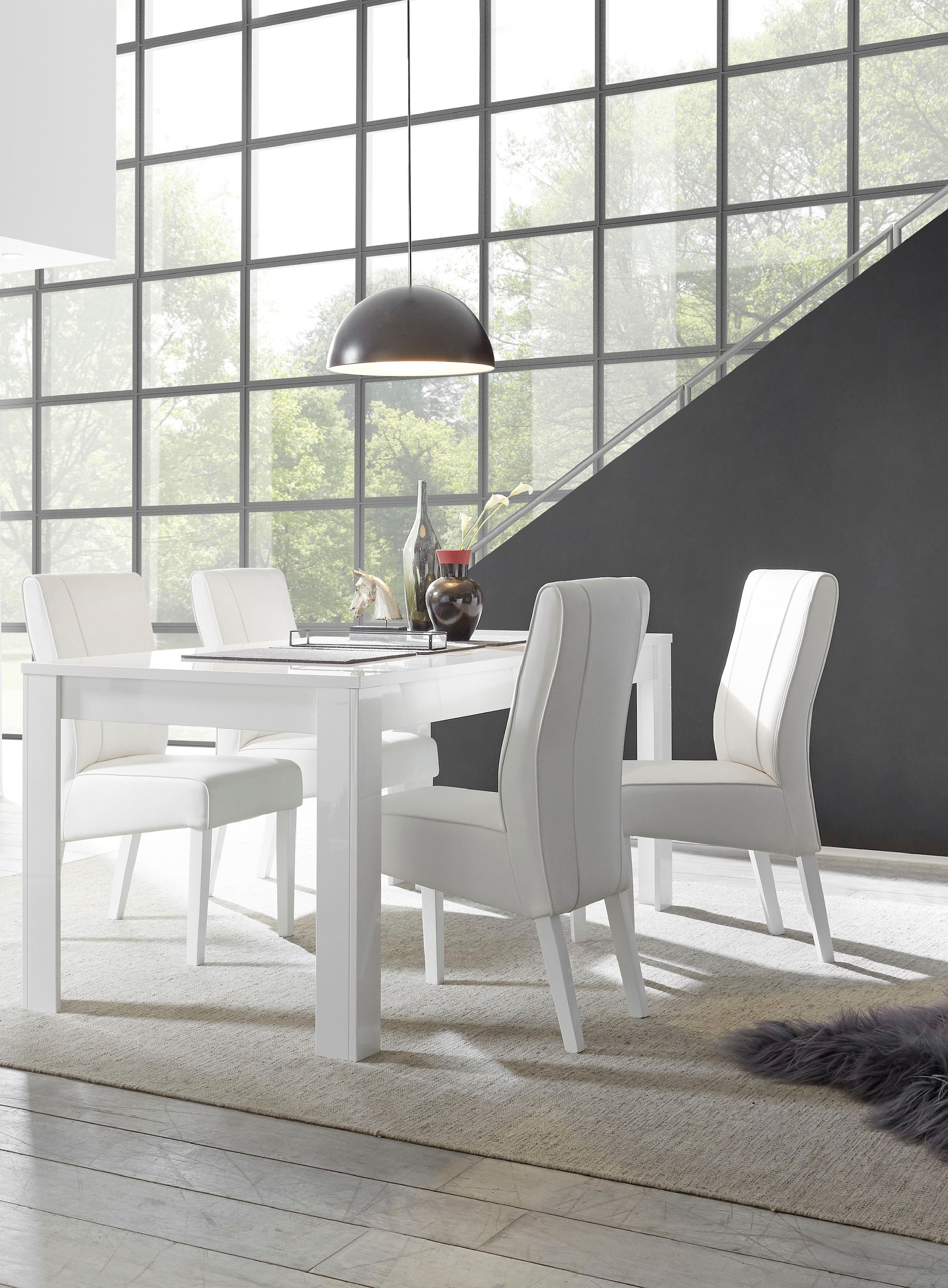 INOSIGN Esstisch »Amalfi« , Breite 180 cm, erweiterbar durch Ansteckplatte