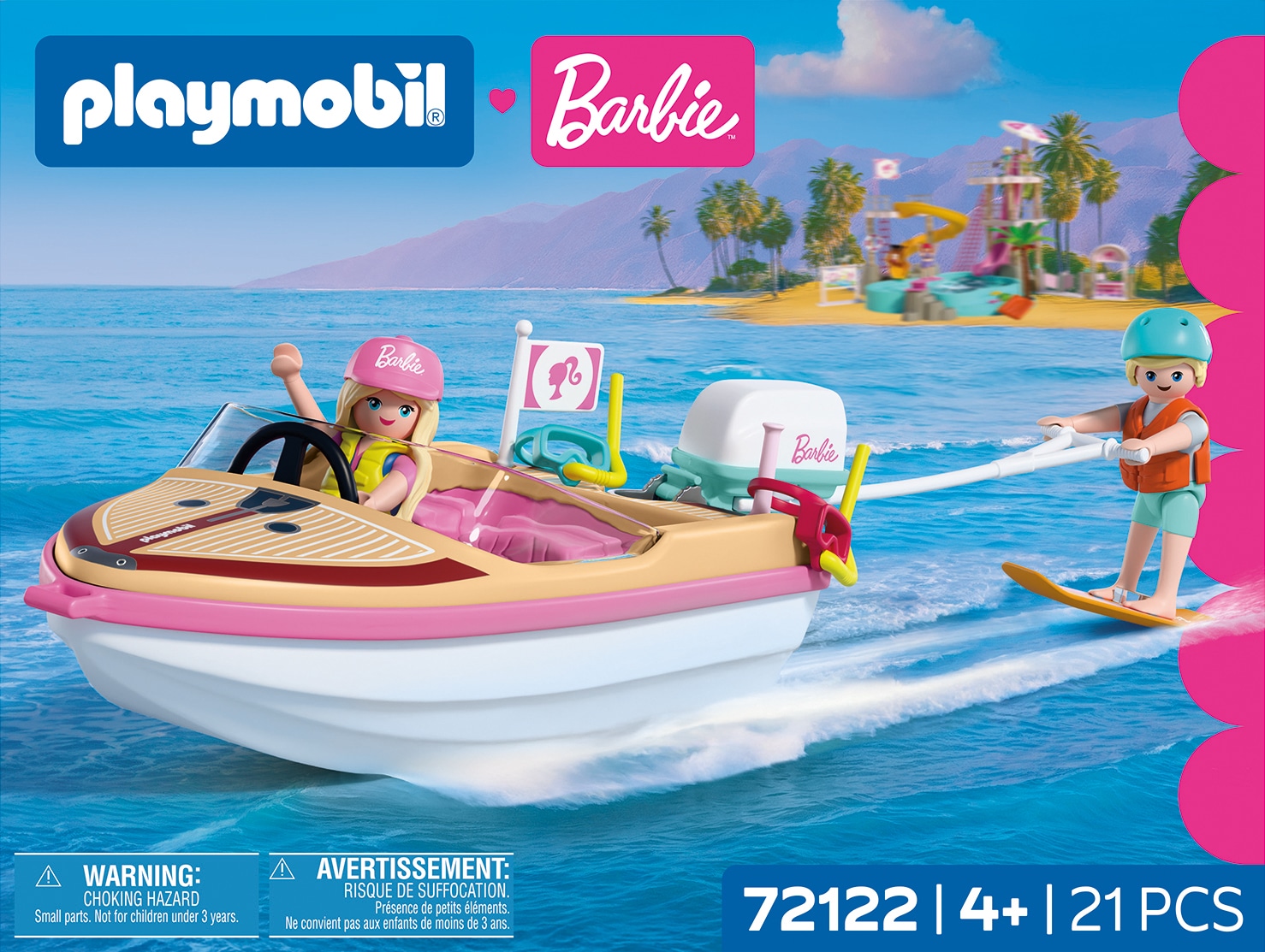 Playmobil® Jeu de construction »PLAYMOBIL x Barbie™ Abenteuerboot (72122), Barbie™« Made in Europe