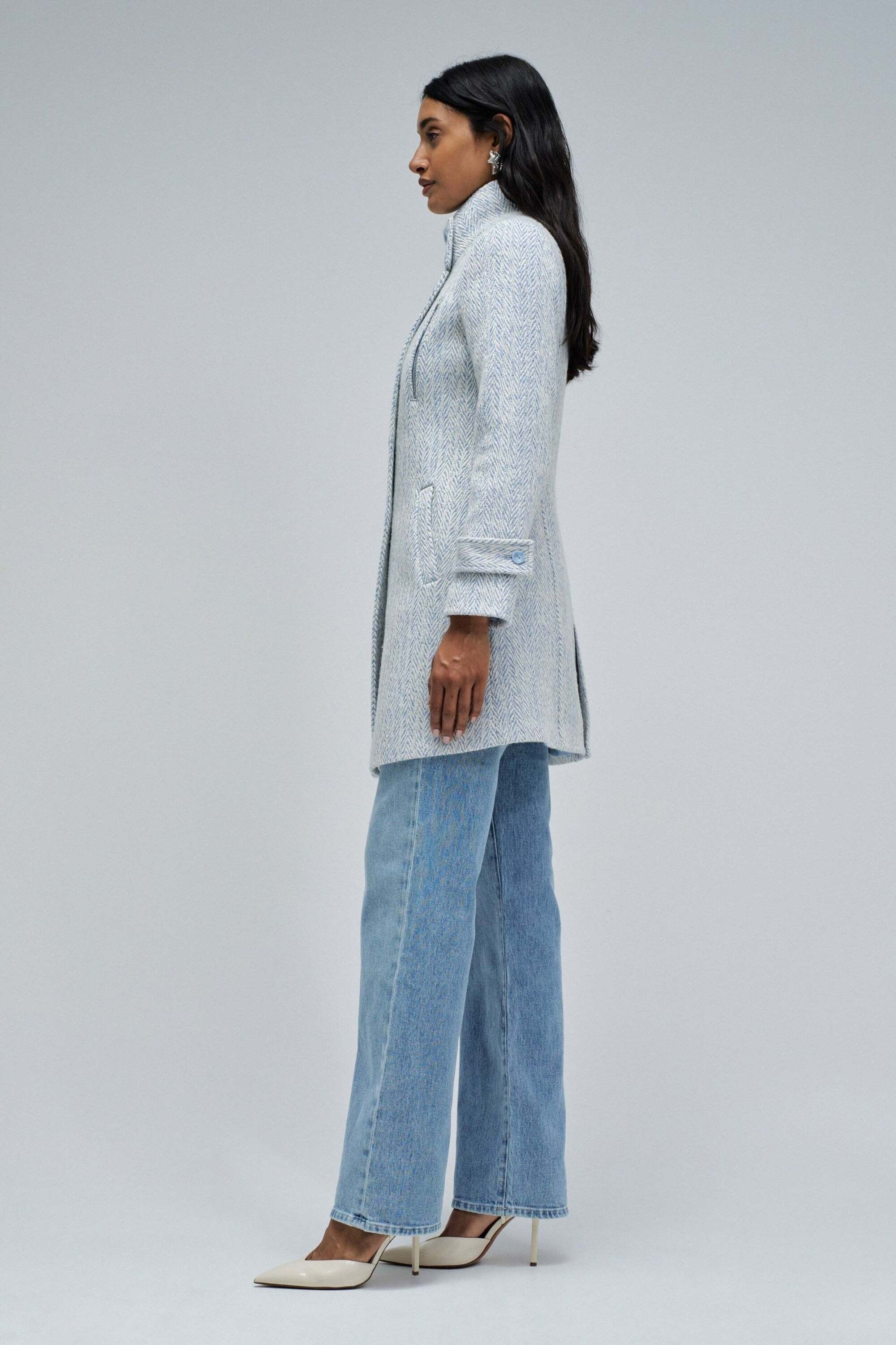 Salsa Veste en laine »Salsa Jeans Mantel mit Wollanteil Grace Long Woolen Coat«