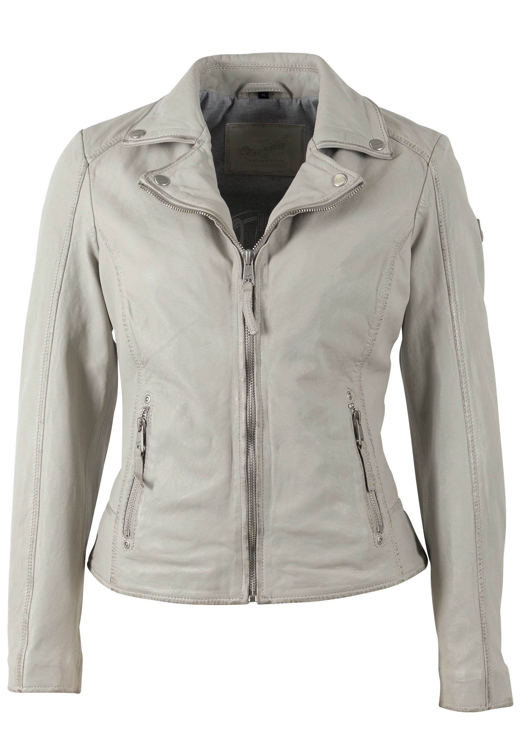 Mauritius Lederjacke »MWBajah« mit Reverskragen