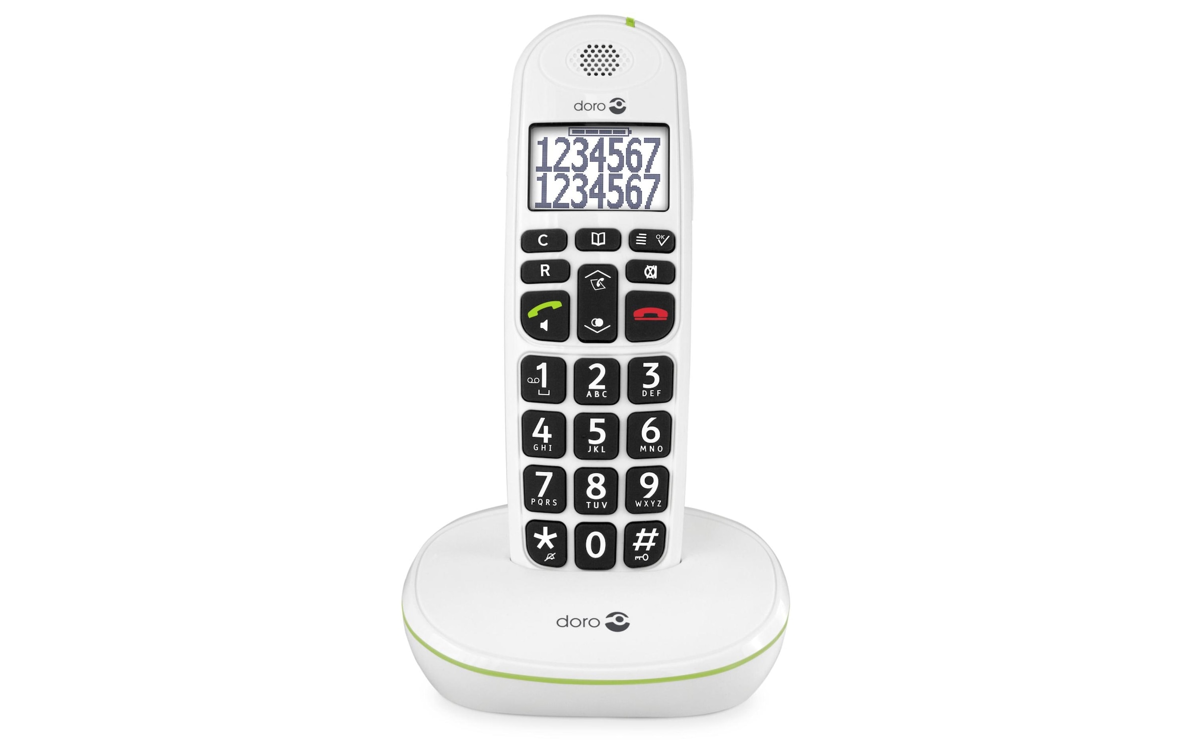 Doro Schnurloses DECT-Telefon »Doro PhoneEasy110 Duo weiss«