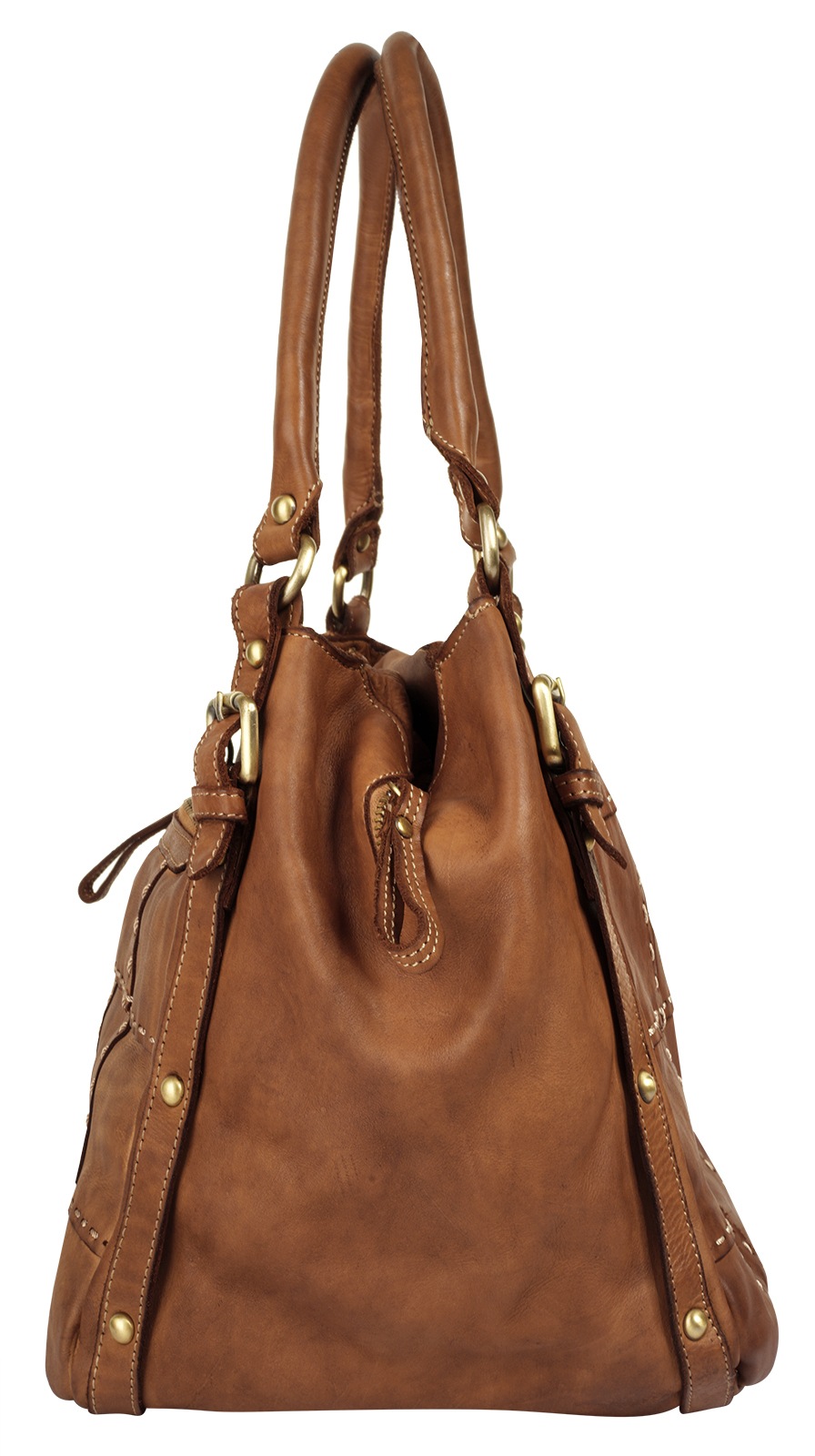 Samantha Look Shopper, echt Leder, Made in Italy